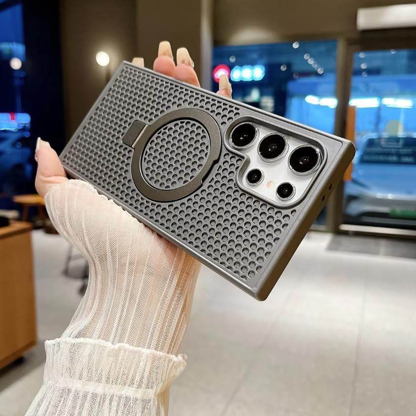 Magnetic Ring Holder Stand Mag-Safe Kickstand Shockproof Phone Case