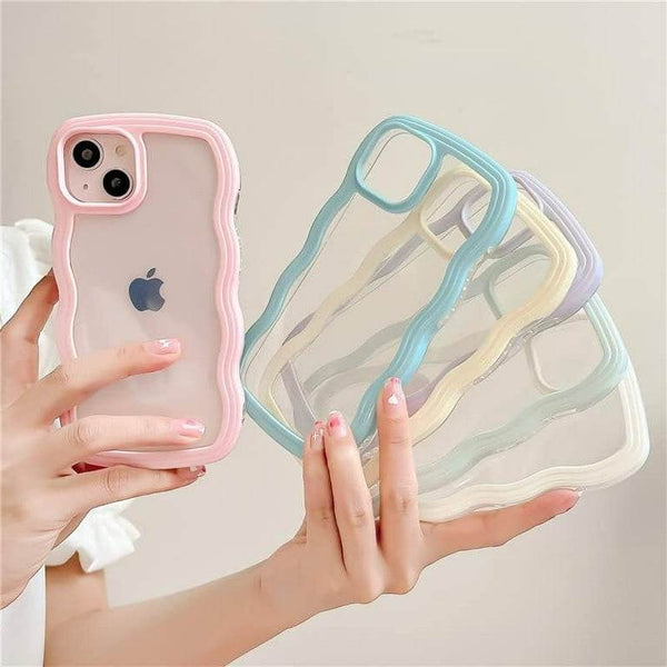 3D Wave Shock Proof Transparent Case - Guleel