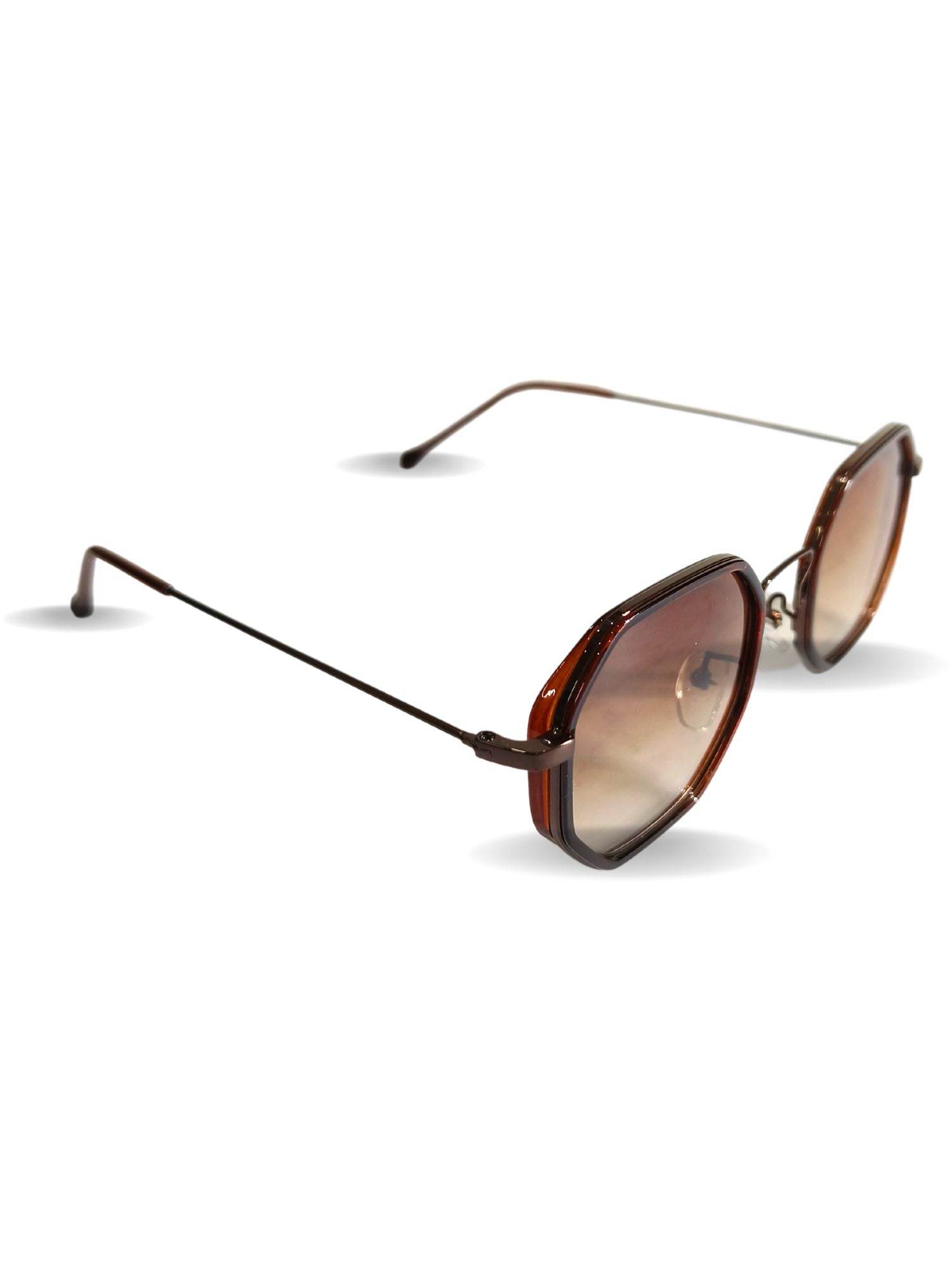 EYEWEAR Unisex Adult Cool Classy Stylish Sunglasses - Brown Gradient - Guleel