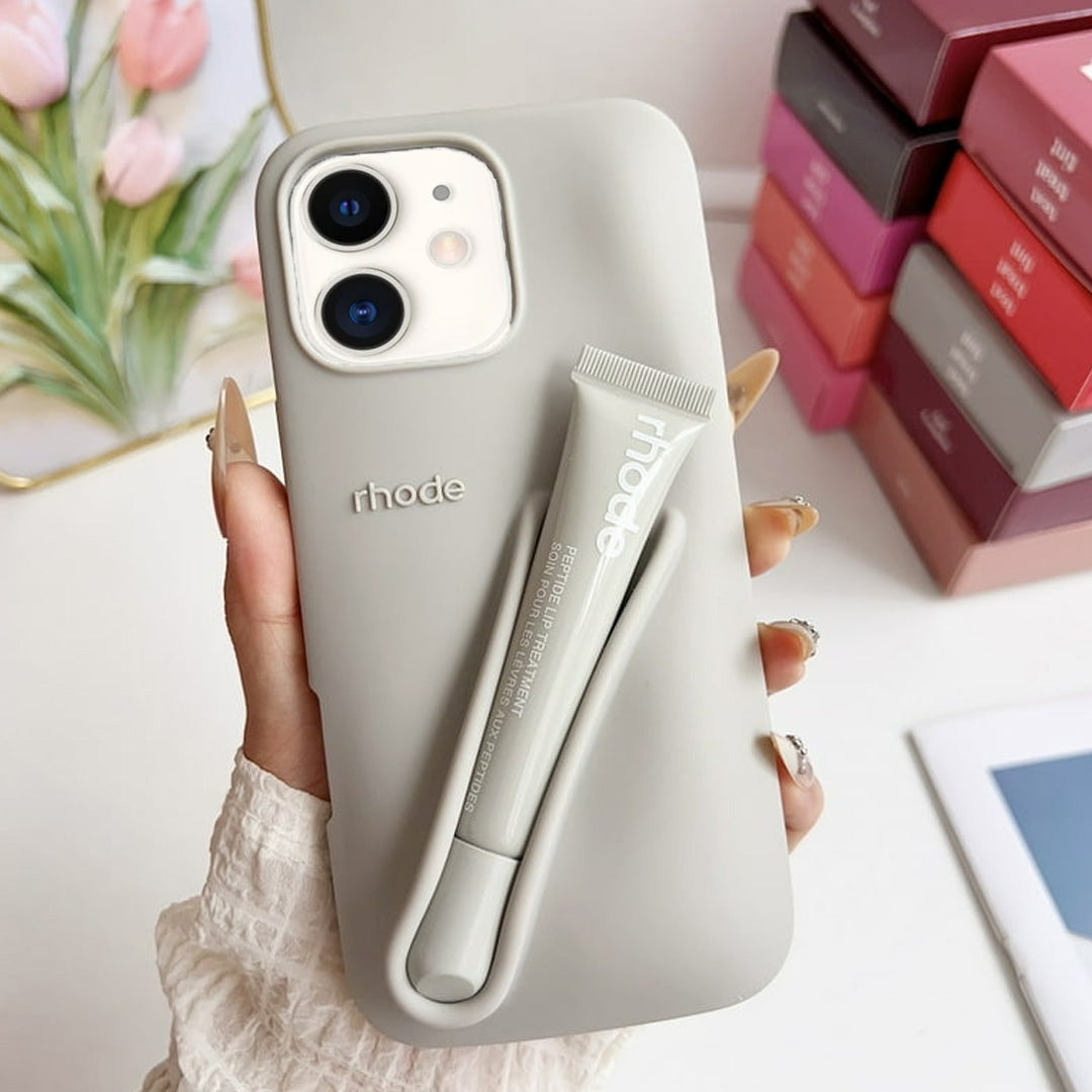 Premium 3D Silicon Lip Gloss Phone Case with FREE Tinted Lip Balm