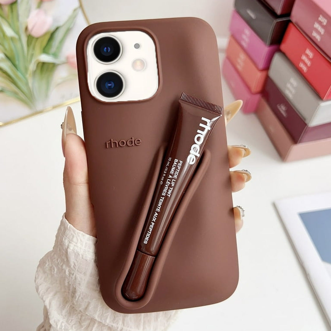 Premium 3D Silicon Lip Gloss Phone Case with FREE Tinted Lip Balm