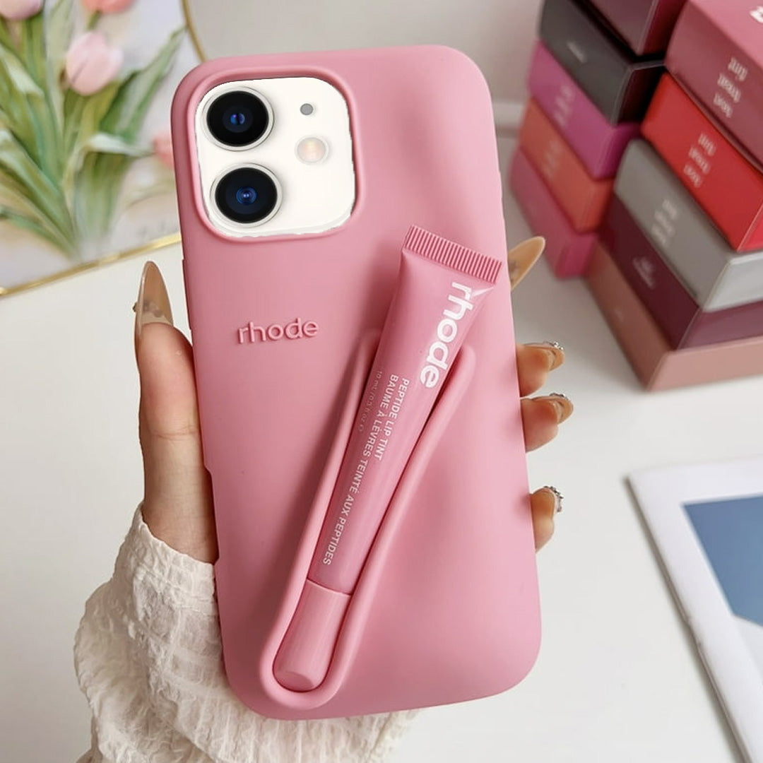 Premium 3D Silicon Lip Gloss Phone Case with FREE Tinted Lip Balm