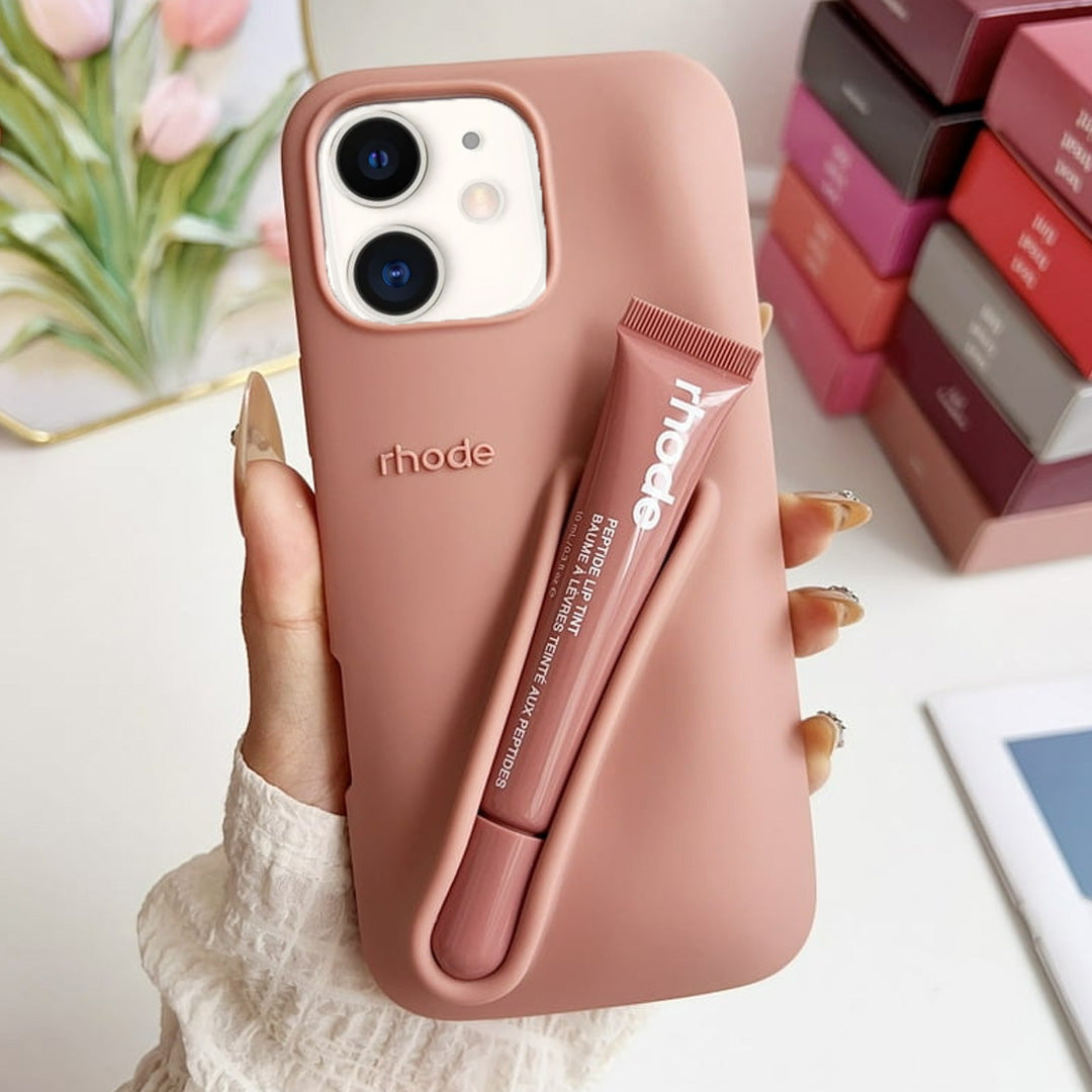 Premium 3D Silicon Lip Gloss Phone Case with FREE Tinted Lip Balm