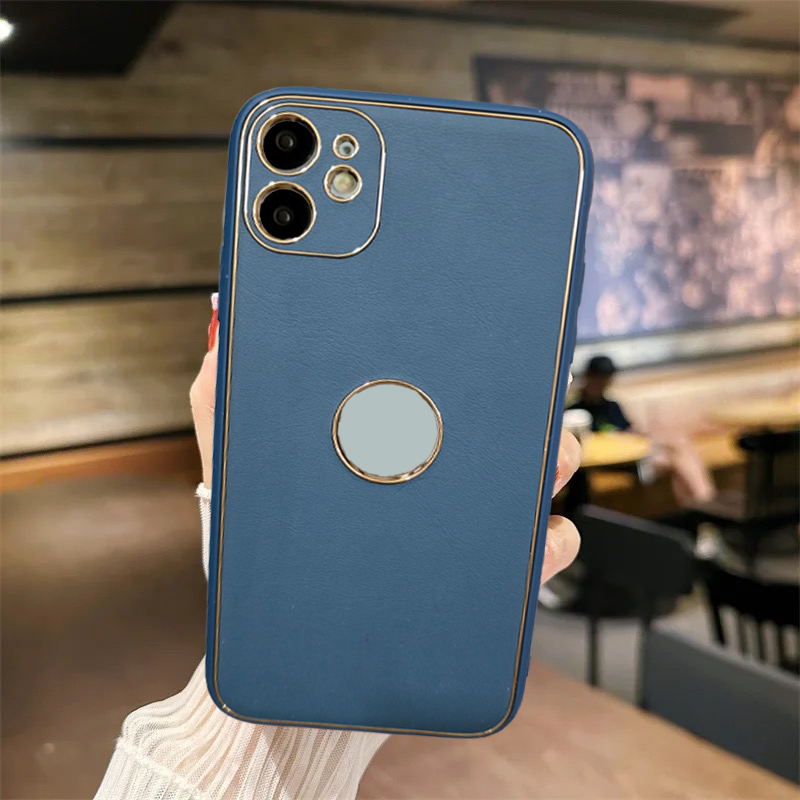 iPhone 11 Premium Shockproof Leather Case Cover - Blue