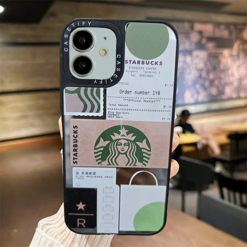 iPhone 12 Shockproof Starbucks Casetify Case  - Multicolor
