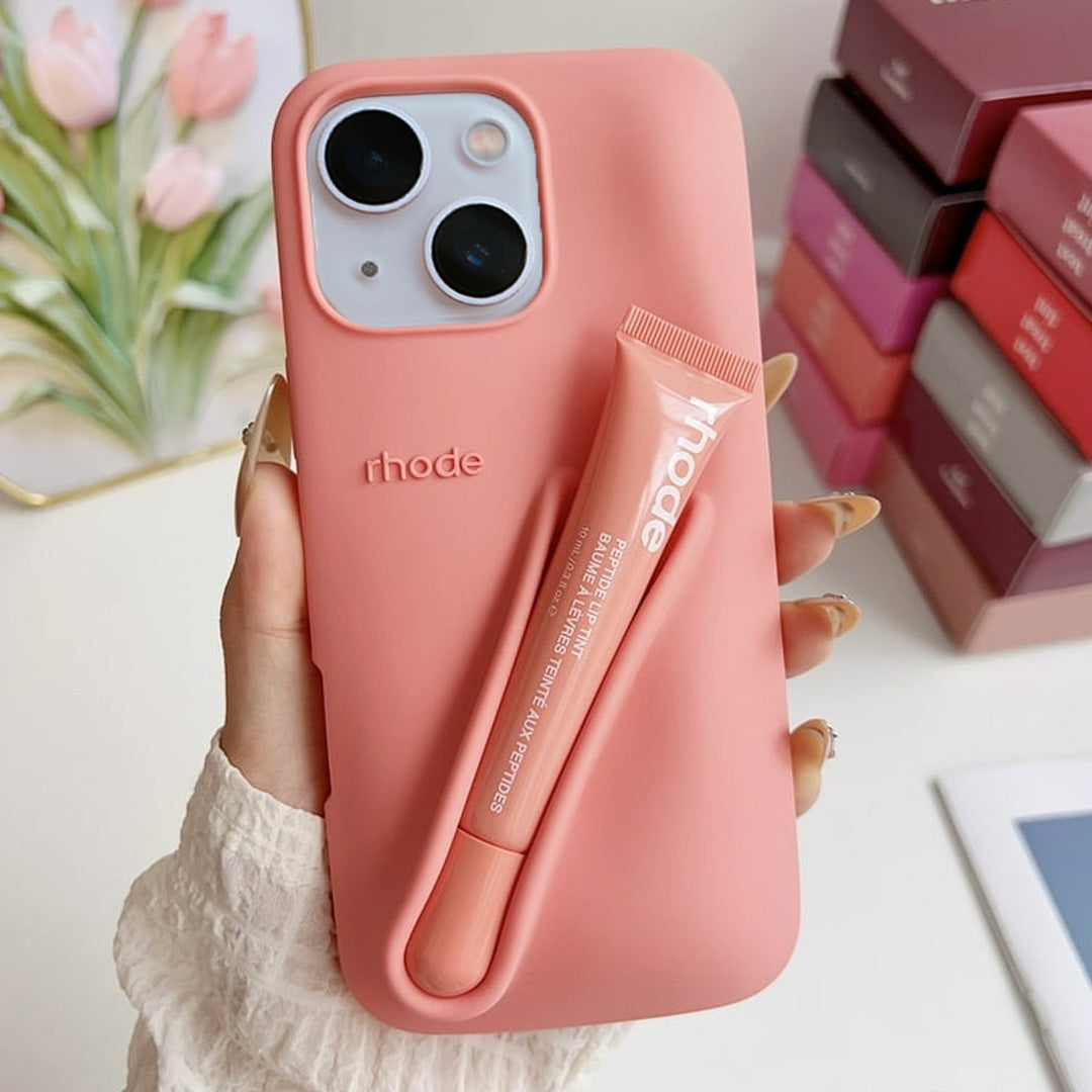Premium 3D Silicon Lip Gloss Phone Case with FREE Tinted Lip Balm
