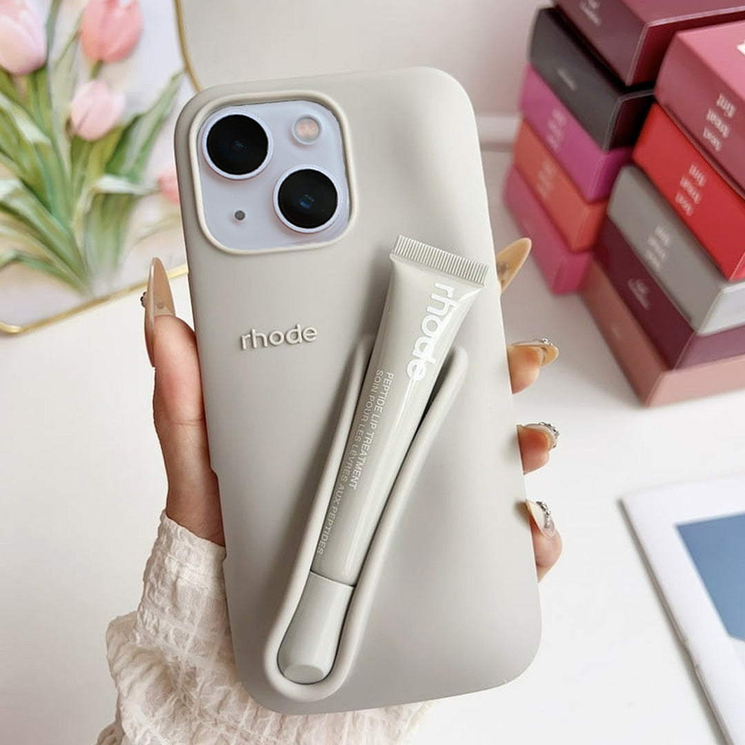 Premium 3D Silicon Lip Gloss Phone Case with FREE Tinted Lip Balm