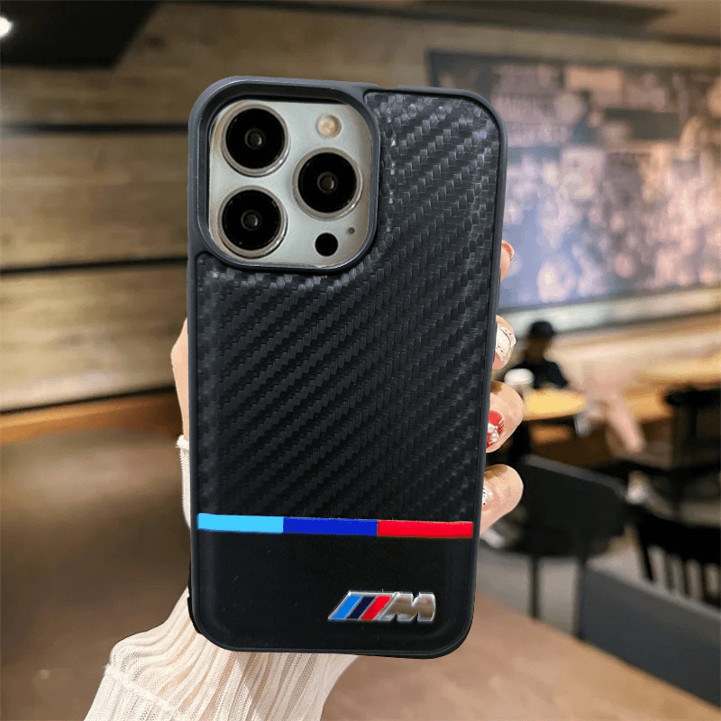 iPhone 13 Pro Premium Shockproof Leather Case - BMW Special Edition - Guleel