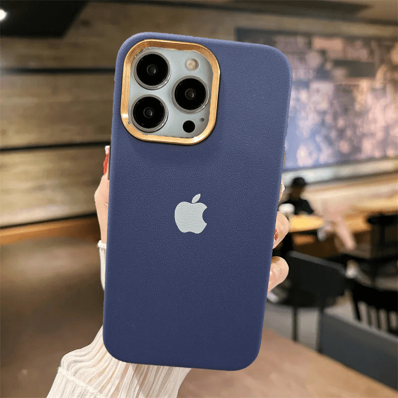 iPhone 13 Pro Premium Shockproof Leather Case - Blue - Guleel