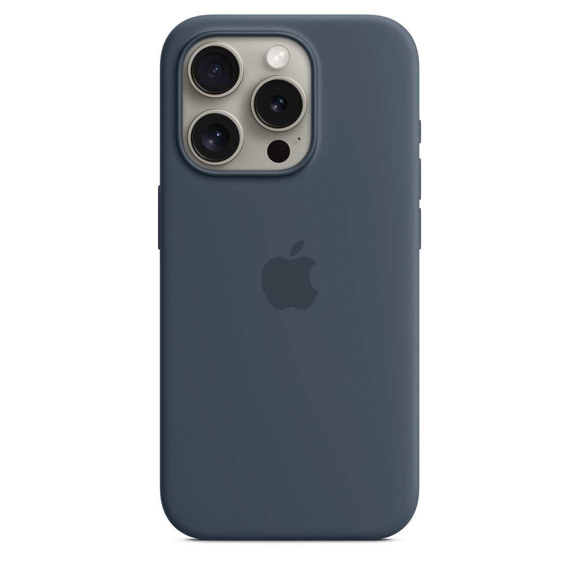 iPhone 15 Pro Max  Premium Silicone Case - Storm Blue