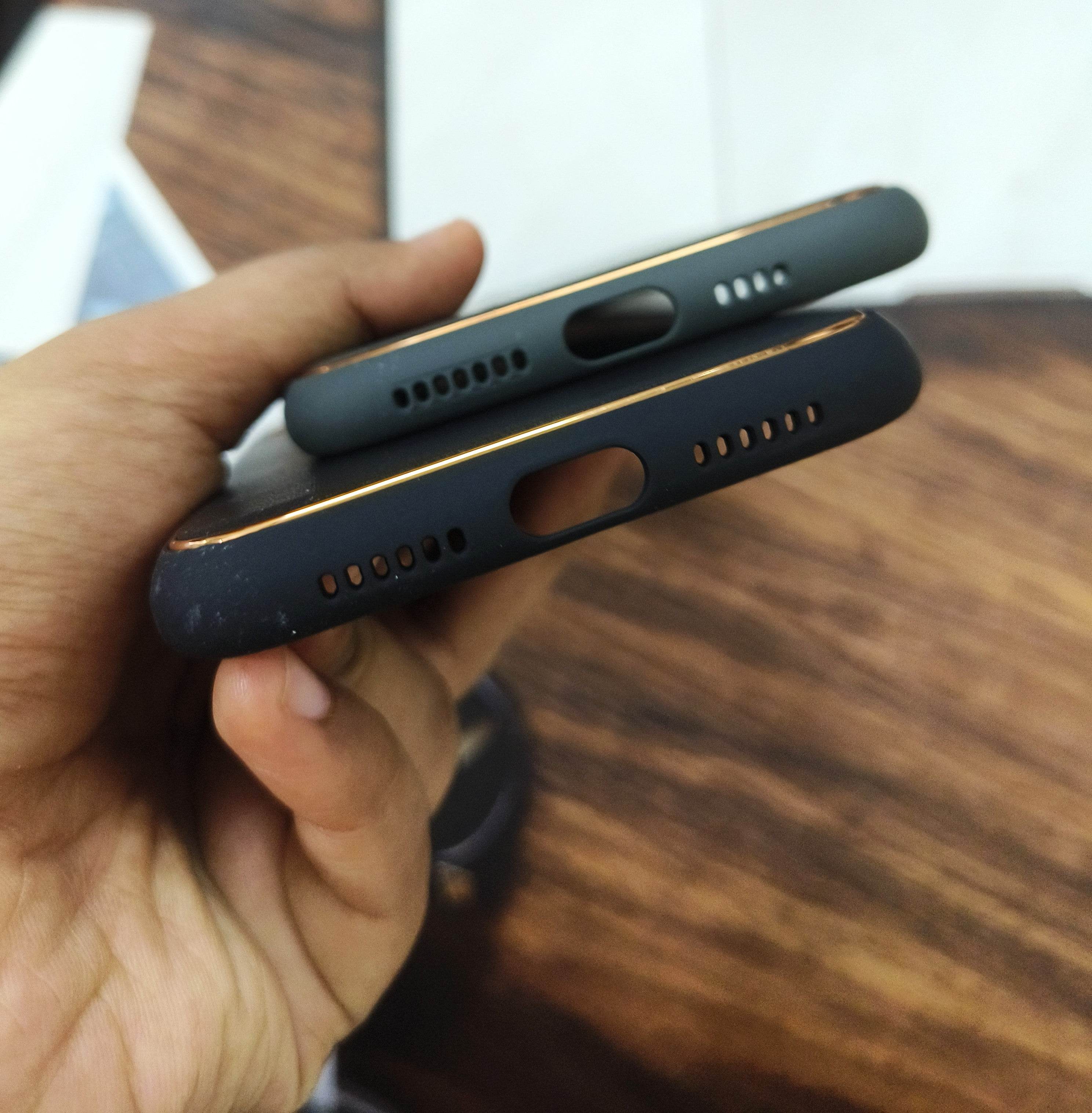 iPhone 11 Pro Max Leather Finish Case - Grey - Guleel