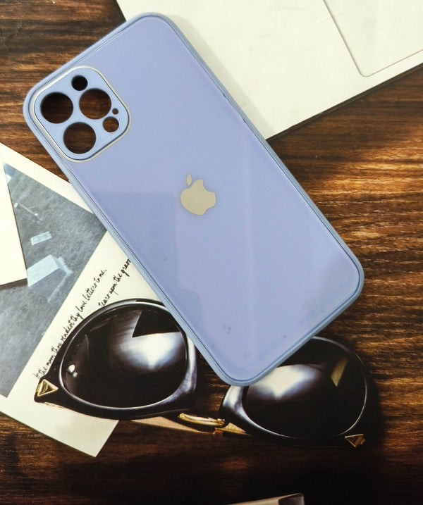 iPhone 12 Pro Premium Glass Camera Protection Case - Blue - Guleel