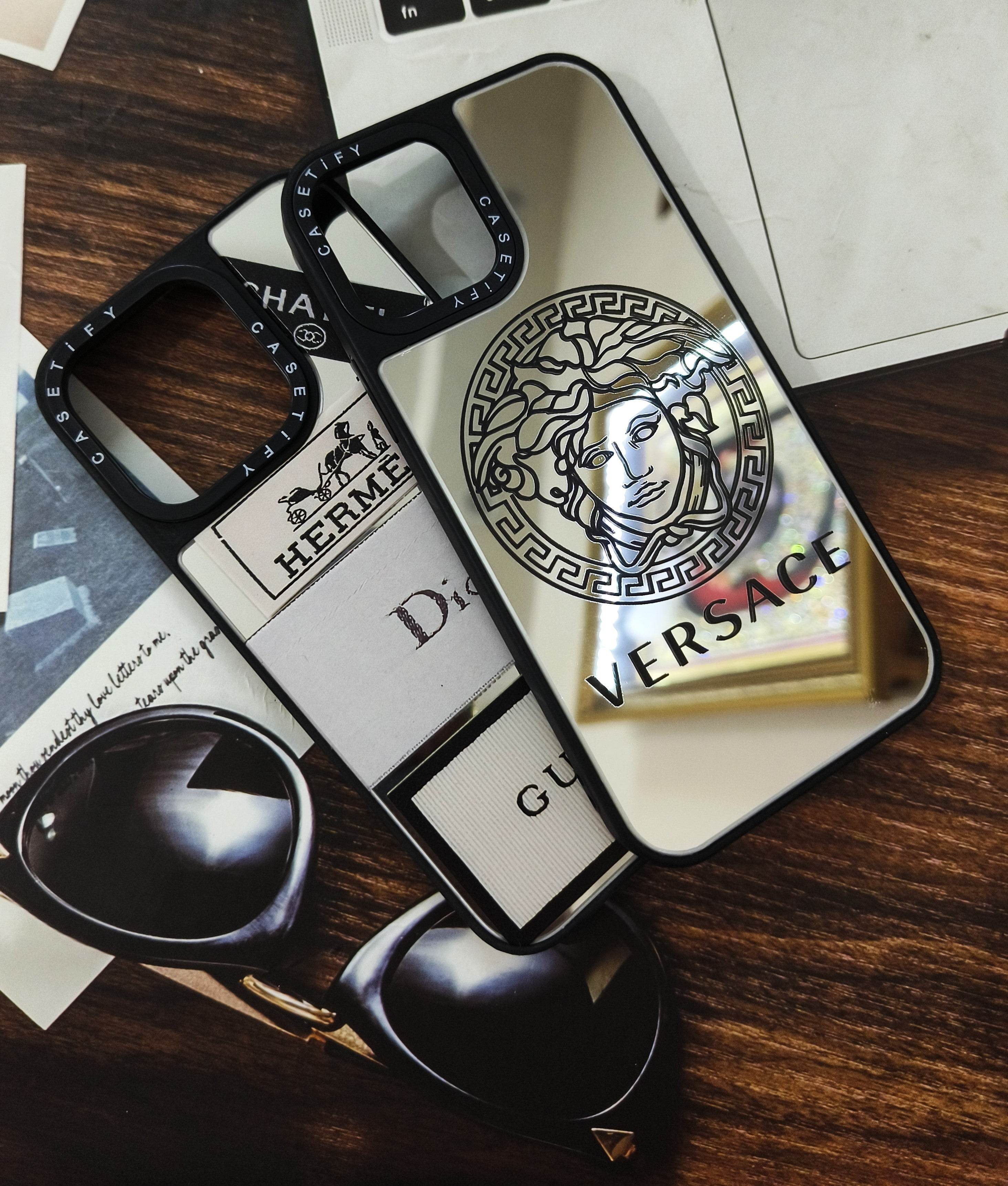 iPhone 13 Pro Premium Glass Reflective Mirror Finish Case - Channel - Guleel