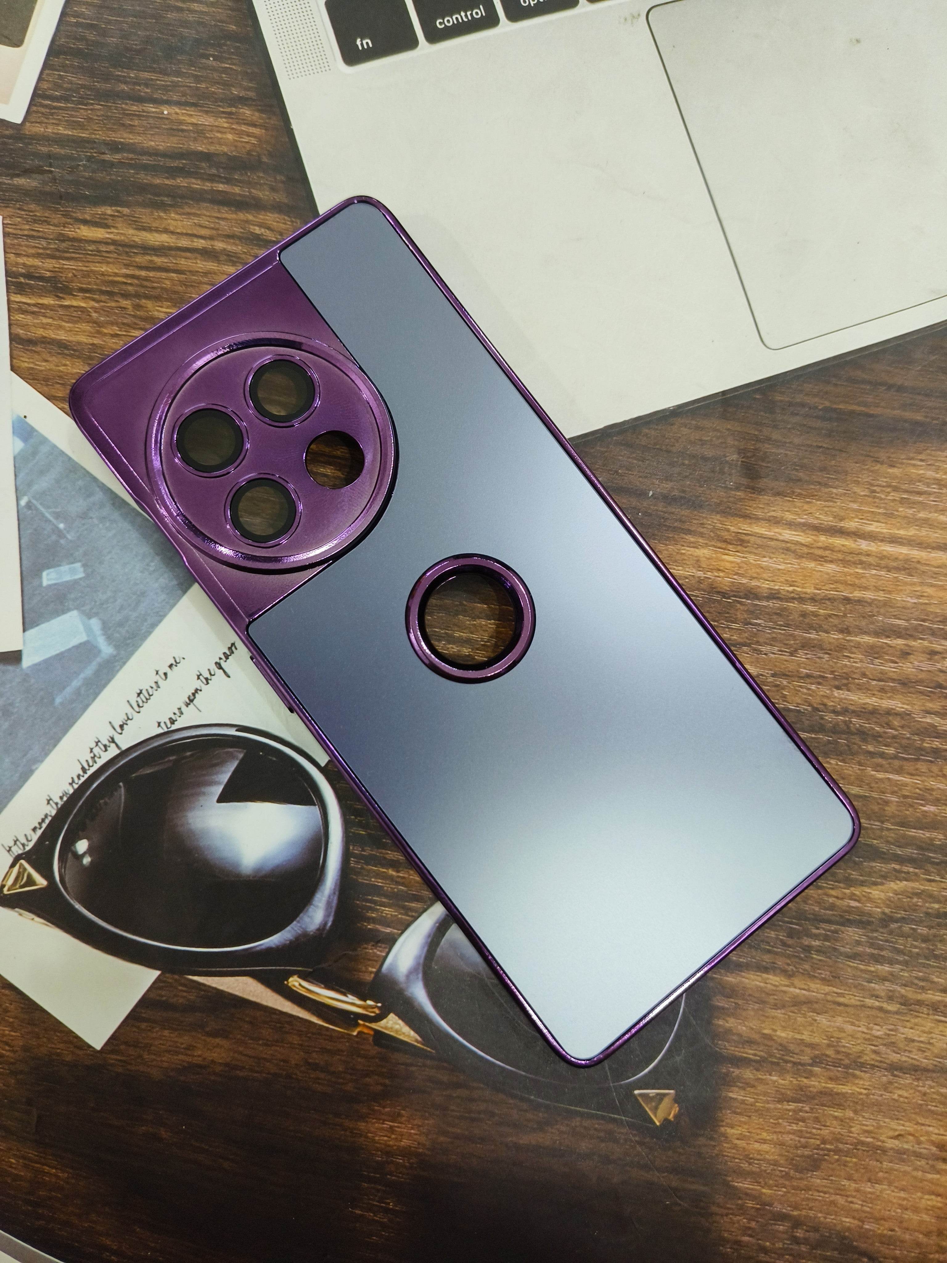OnePlus 11R Premium Silicone Scratch Proof Case Cover - Matte Purple - Guleel
