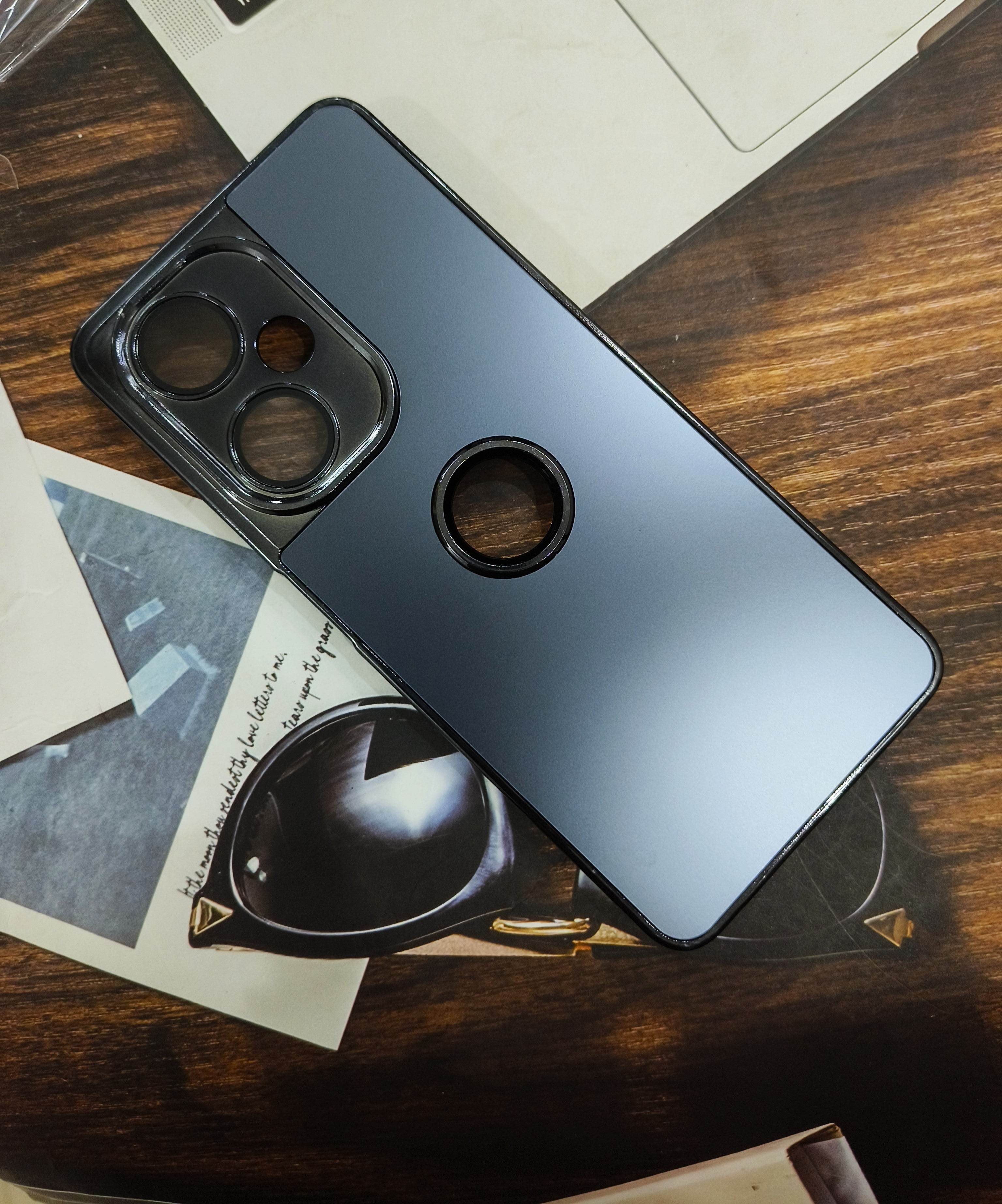 OnePlus Nord CE 3 Lite Premium Silicone Scratch Proof Case Cover - Matte Black - Guleel