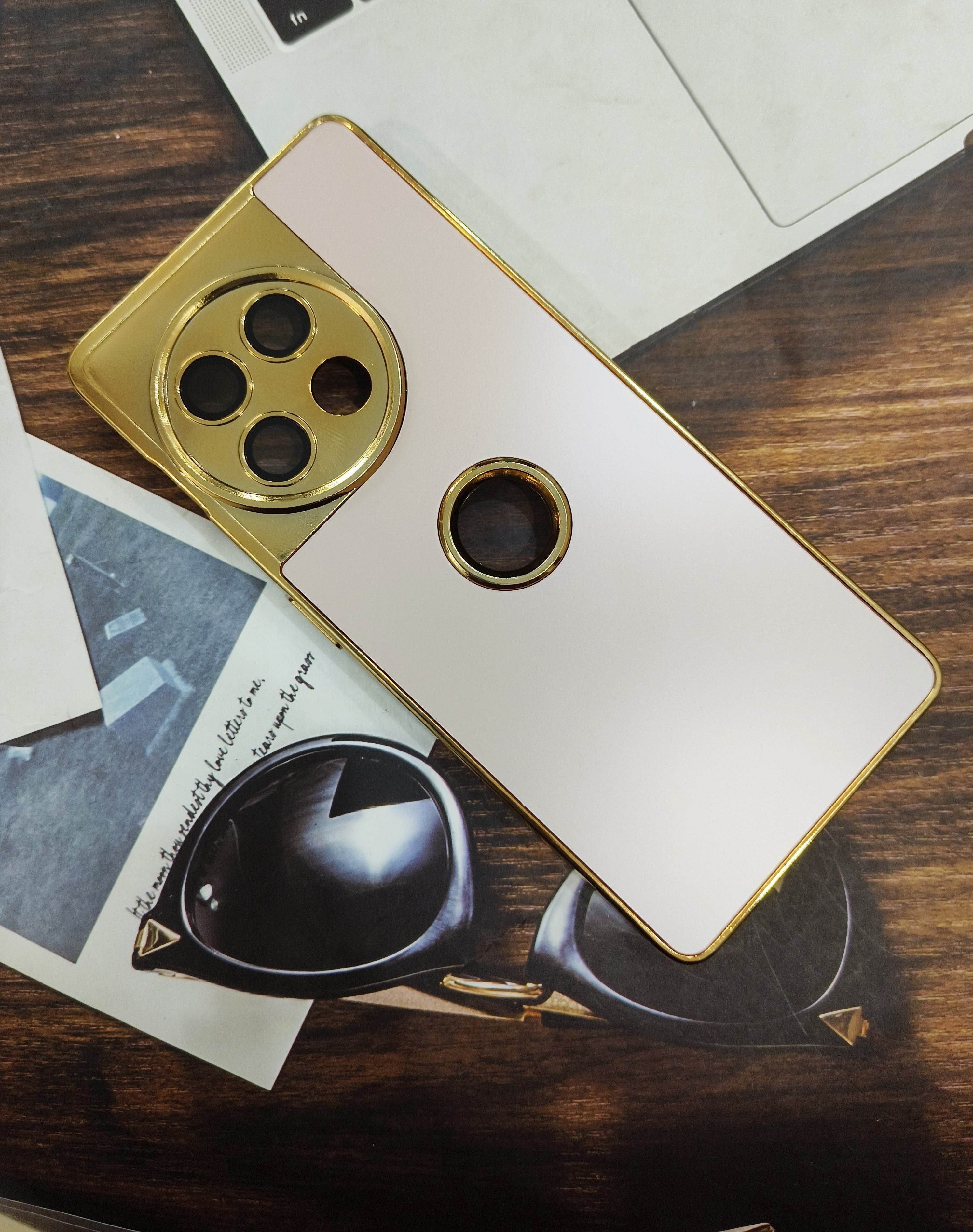 OnePlus 11R 5G Premium Silicone Scratch Proof Case Cover - Gold - Guleel