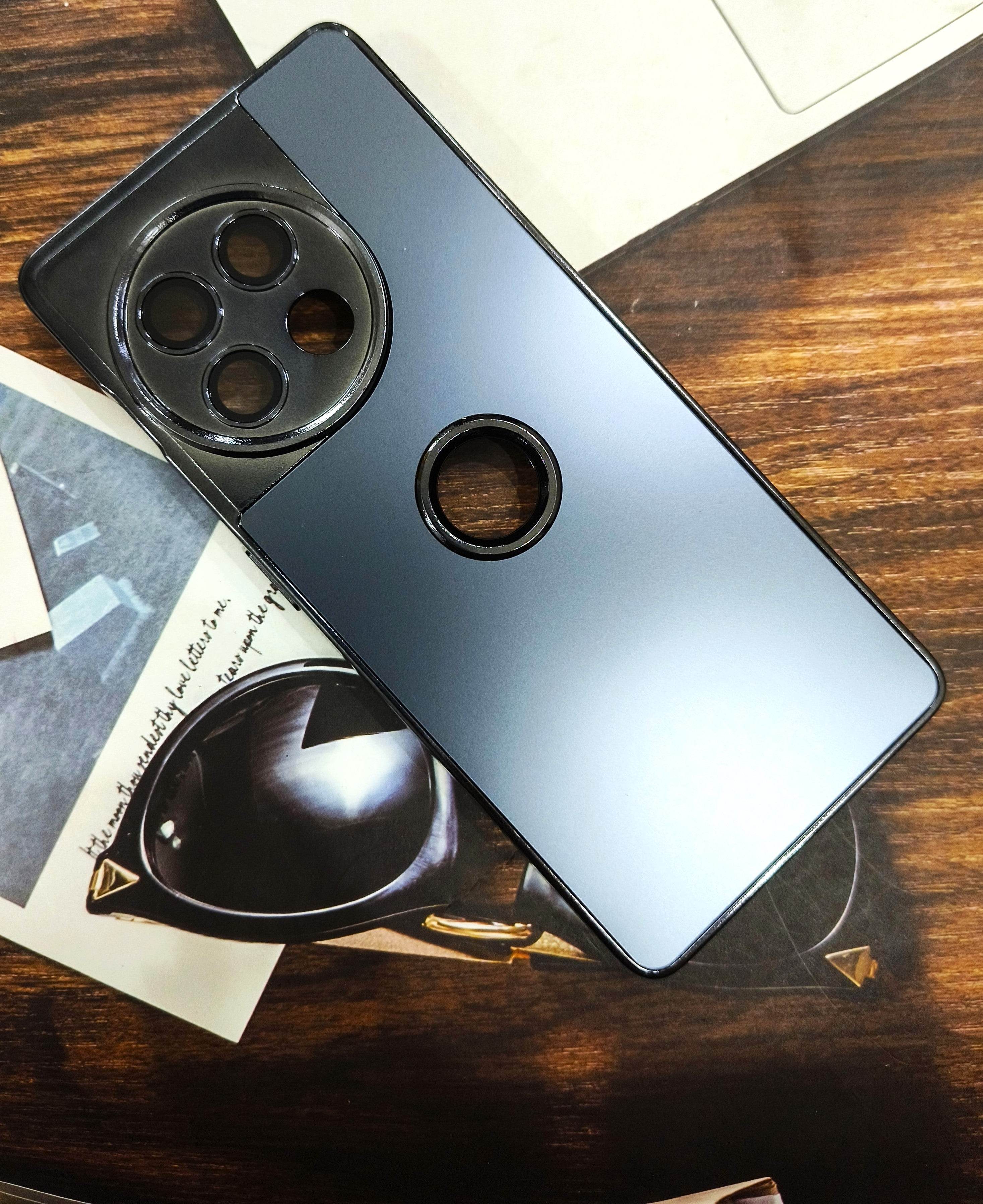 OnePlus 11R Premium Silicone Scratch Proof Case Cover - Matte Black - Guleel