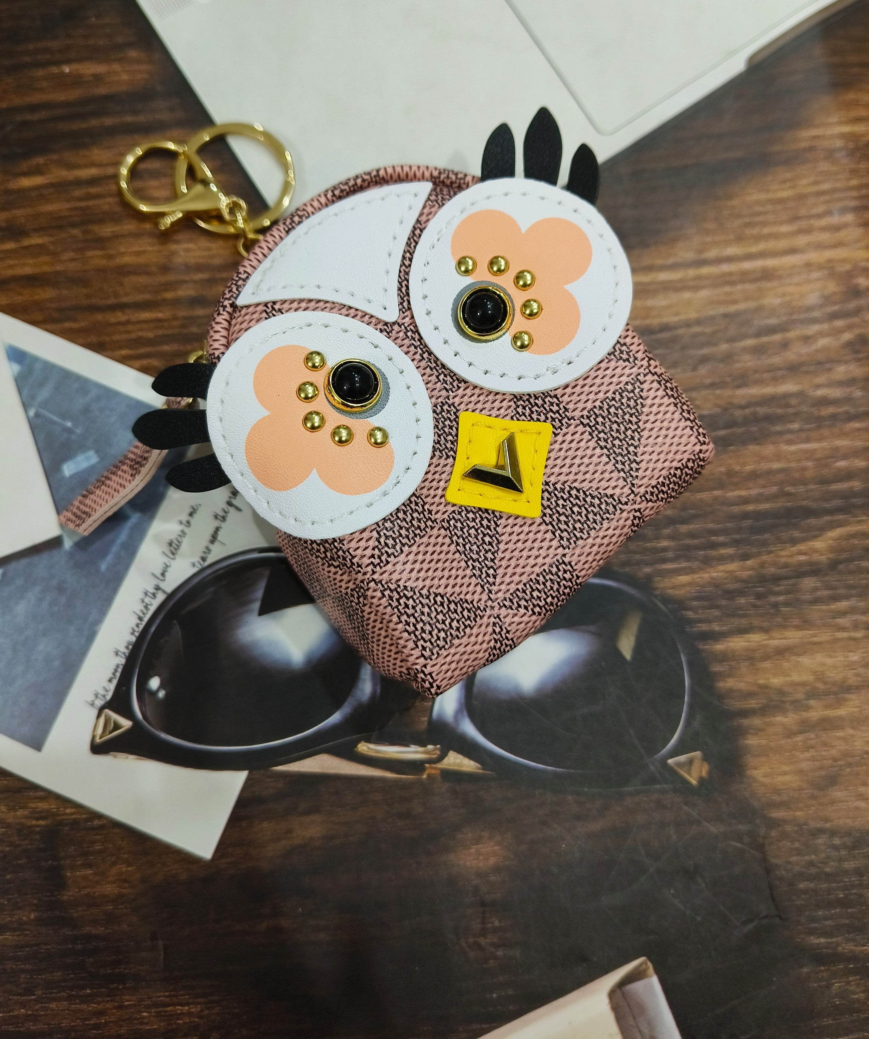 Universal Cartoon Accessories Leather Organizer Case Cover for Portable Charger, Cables, Earphone, Cord, SD Card - Rose Gold - Guleel