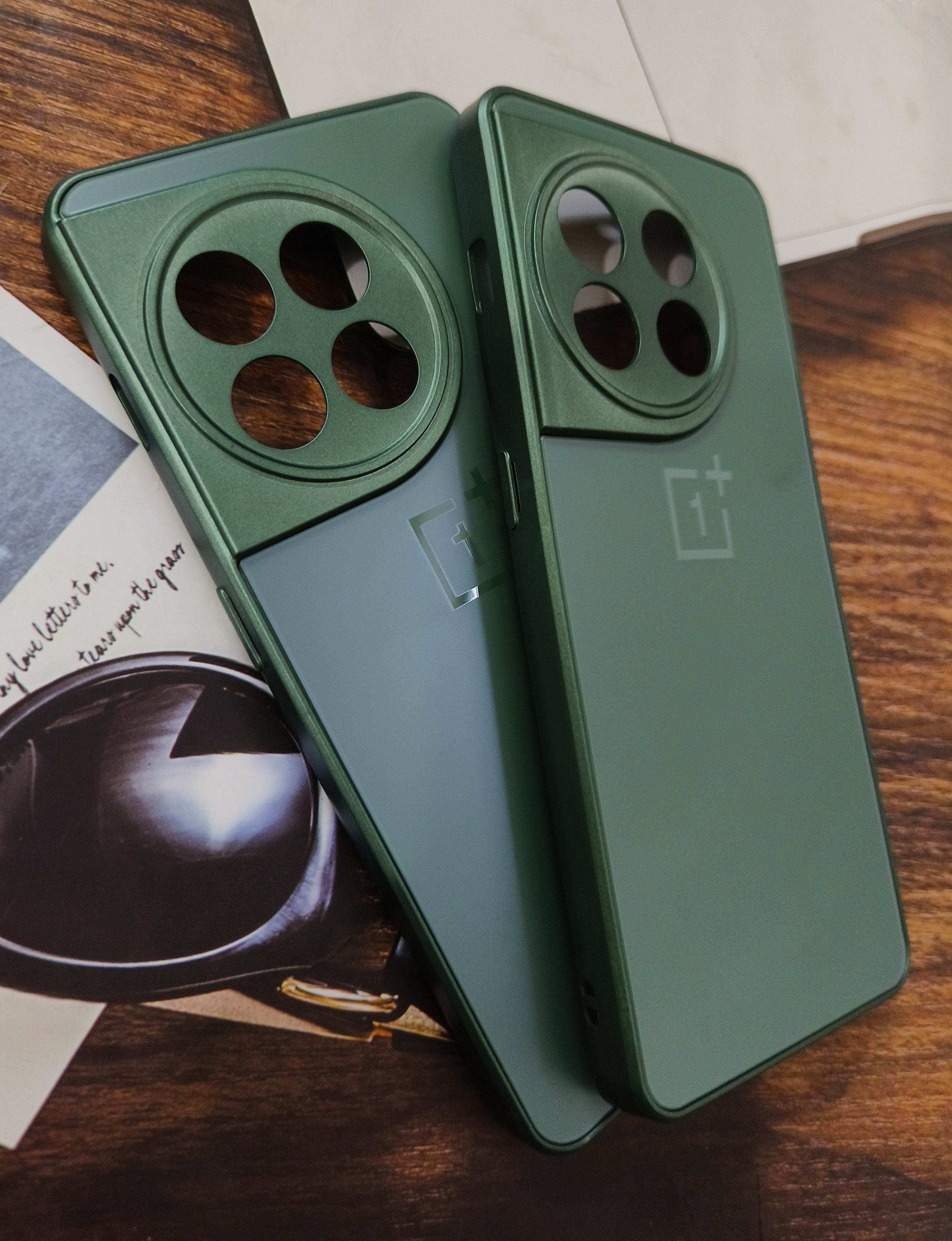 OnePlus 11R 5G Premium Magsafe Scratch Proof Matte Finish Case – Dark Green - Guleel