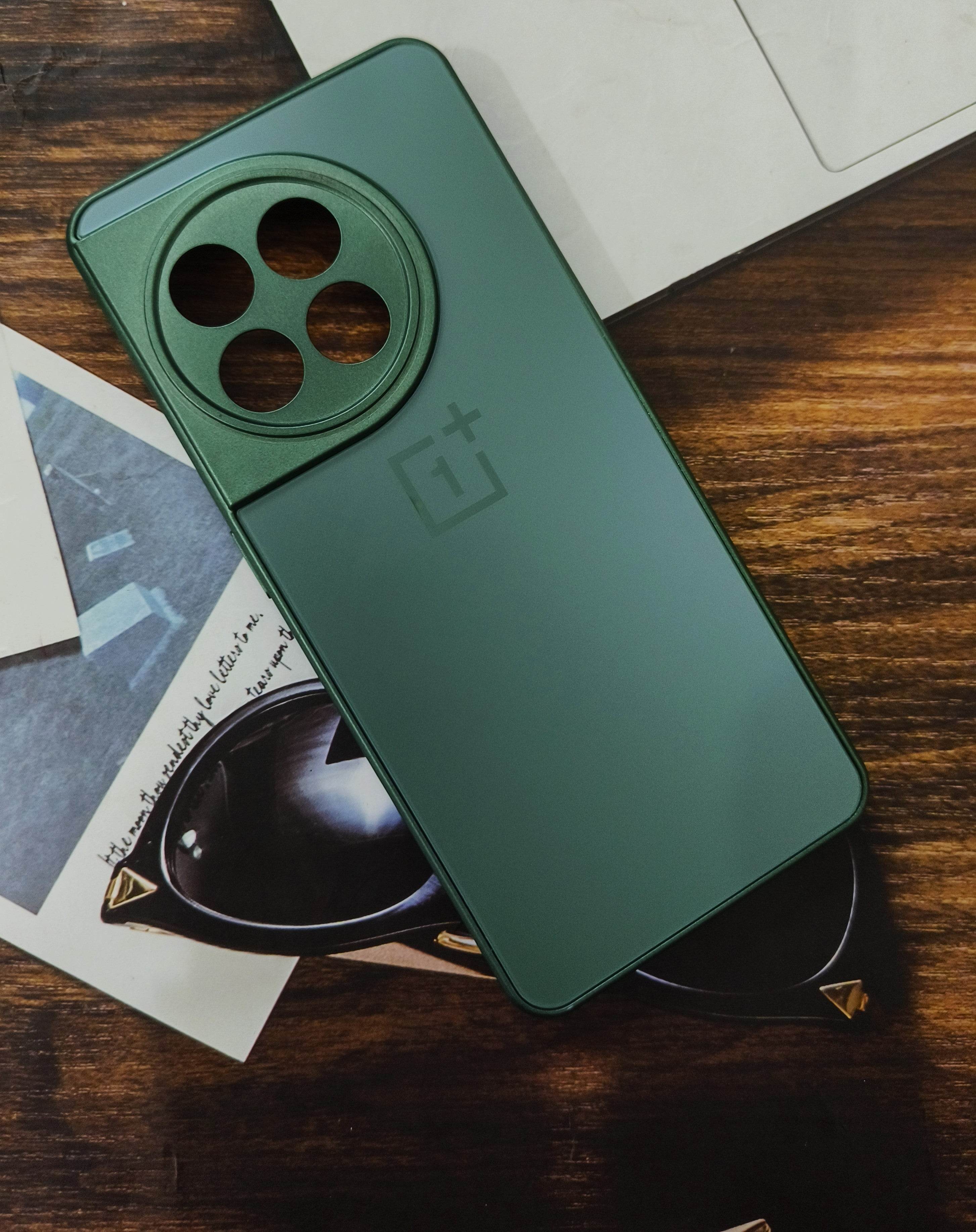 OnePlus 11 5G Premium Magsafe Scratch Proof Matte Finish Case – Dark Green - Guleel