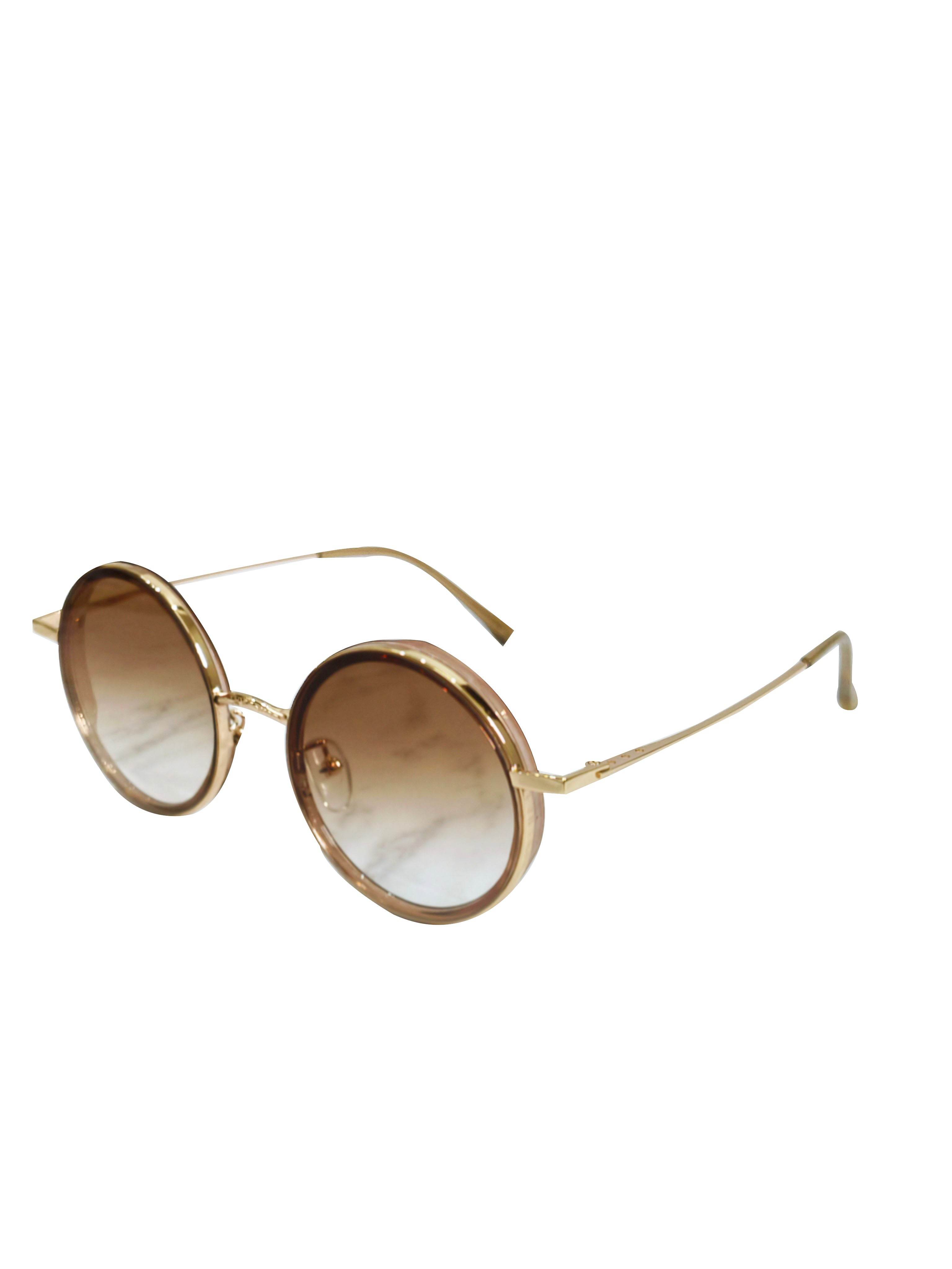 EYEWEAR Unisex Adult Stylish Sunglasses - Gold - Guleel