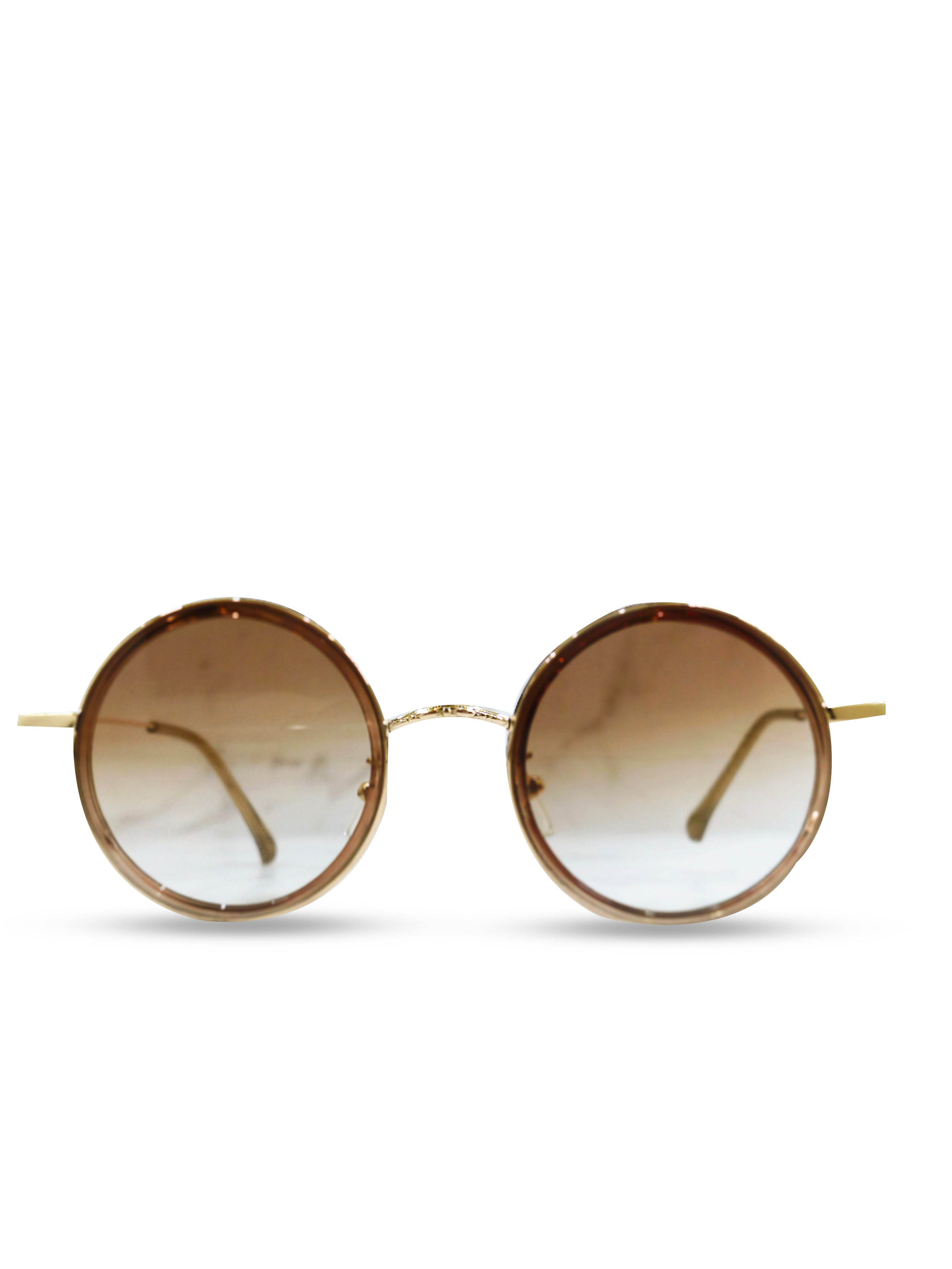 EYEWEAR Unisex Adult Stylish Sunglasses - Gold - Guleel