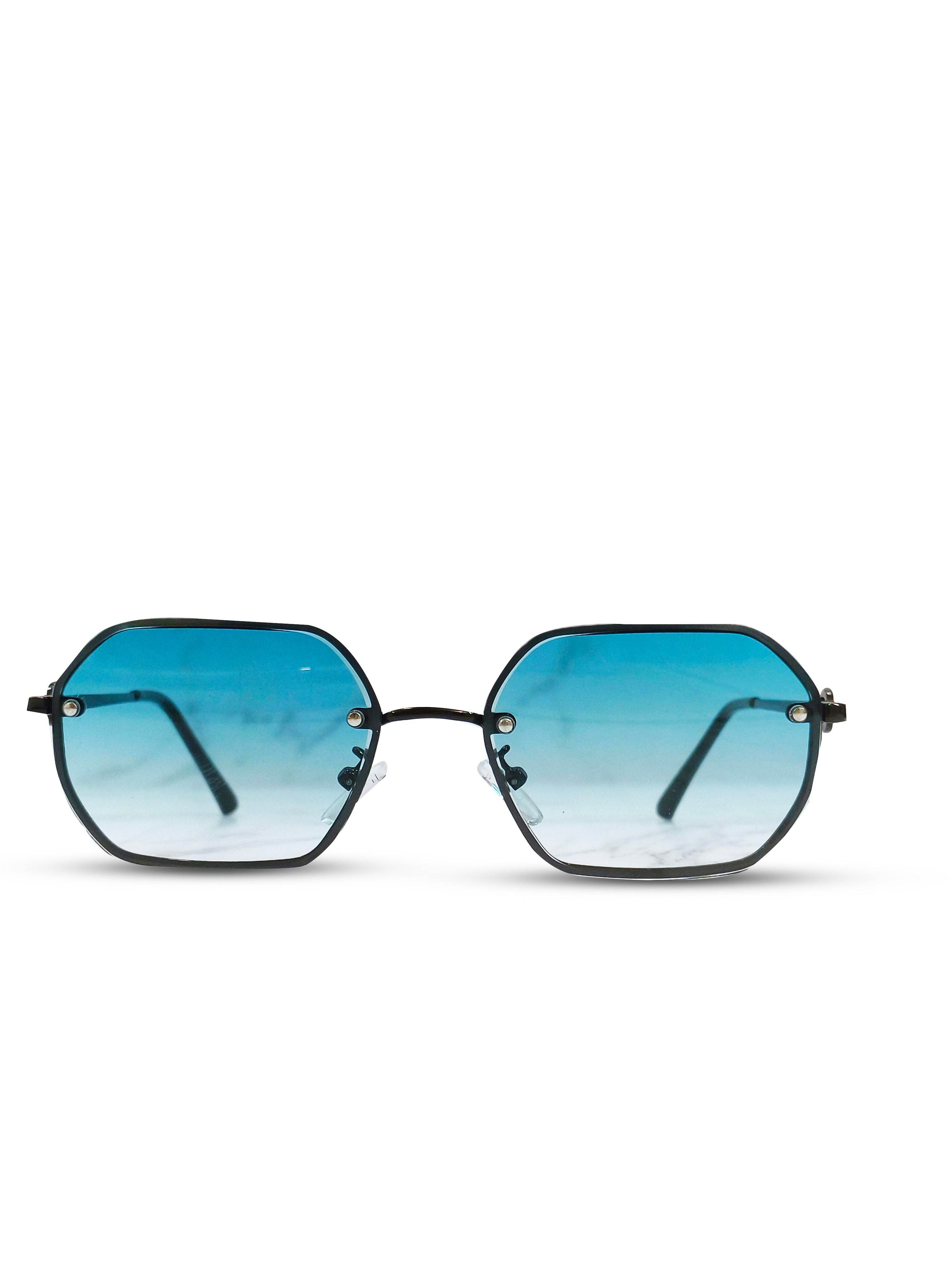 EYEWEAR Unisex Adult Stylish Sunglasses - Gradient Blue - Guleel