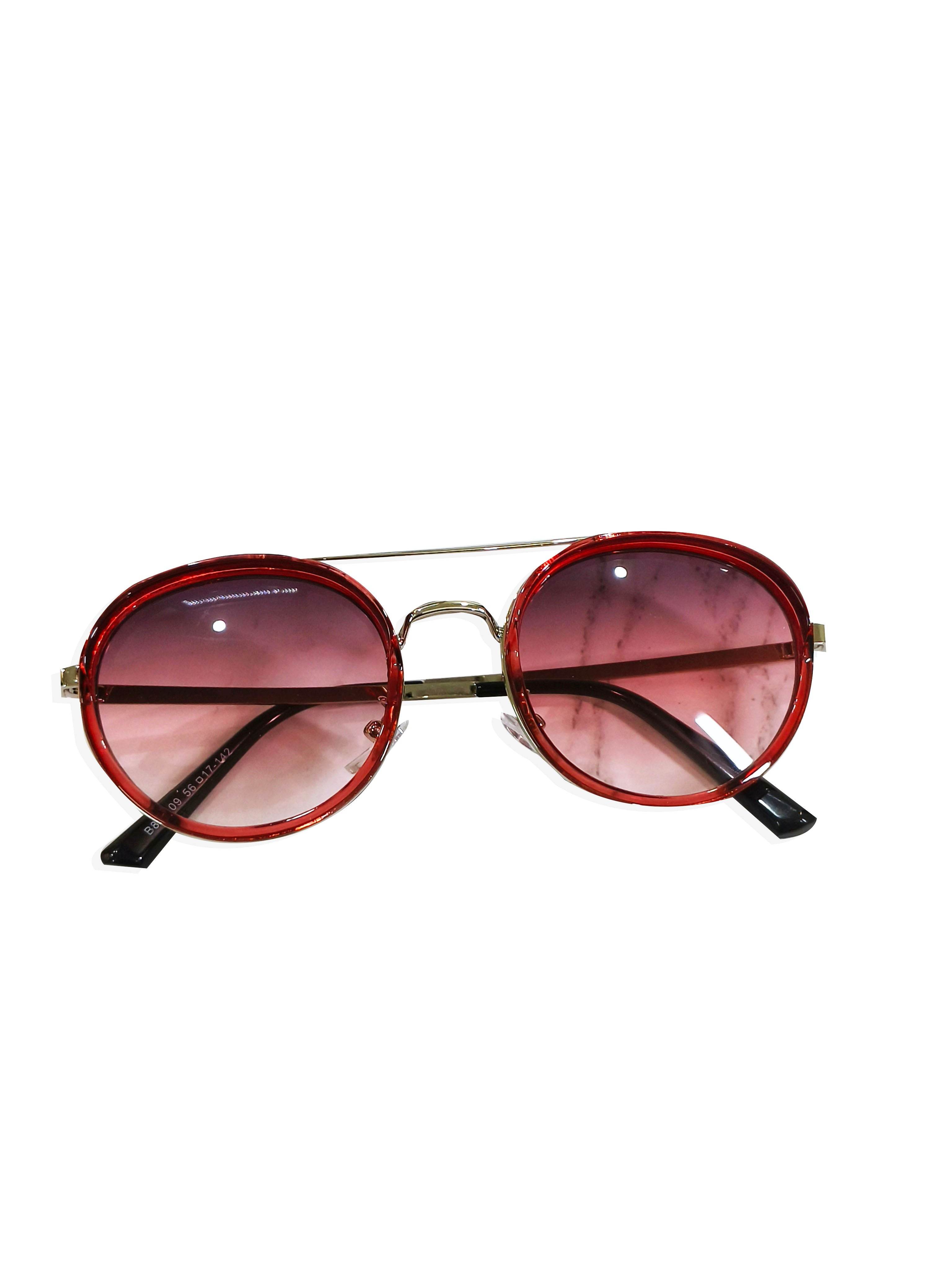 EYEWEAR Unisex Adult Stylish Sunglasses - Red Black Gradient - Guleel
