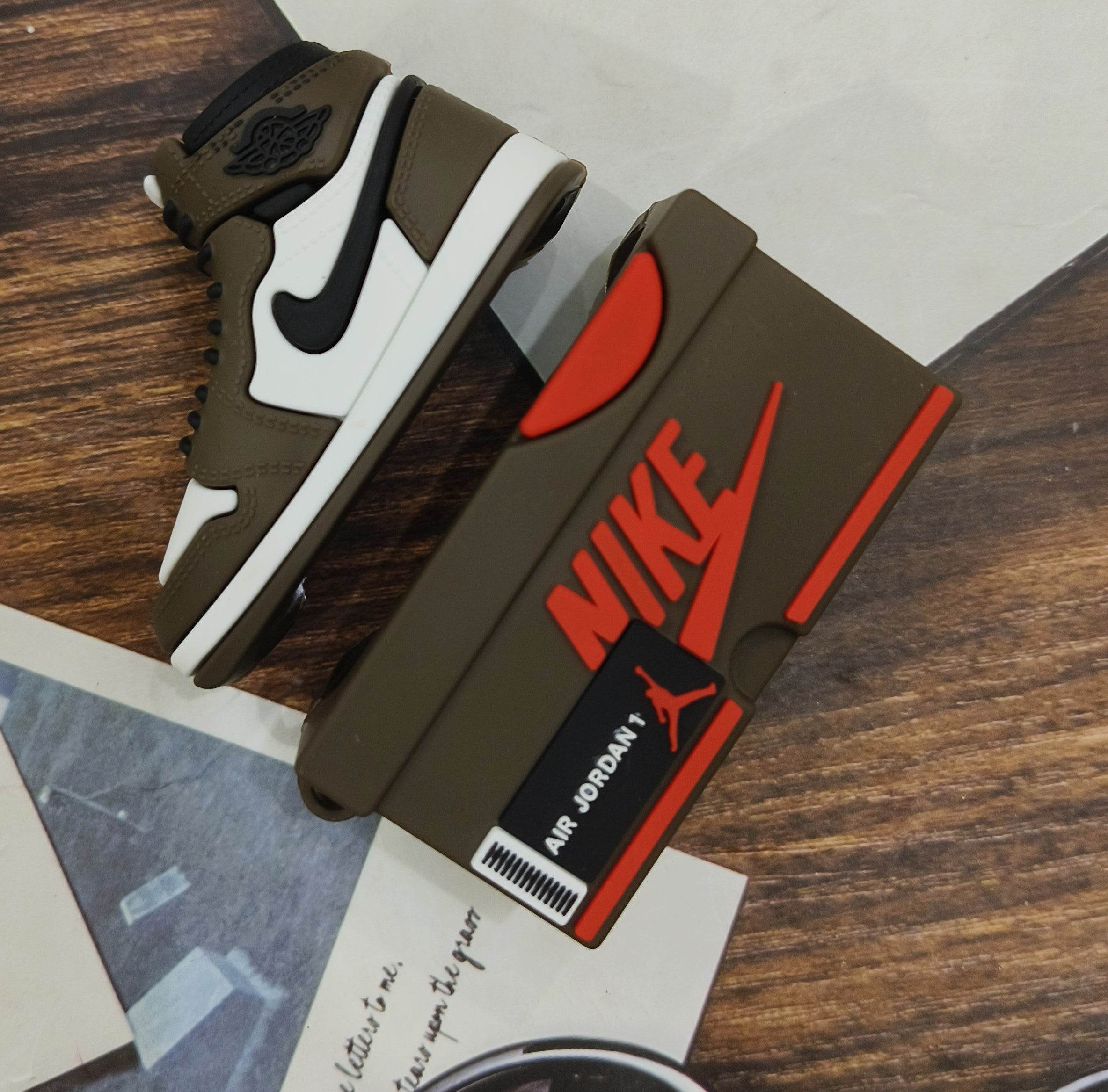 Airpods Pro 2 Sneaker Style Shoe Box Case Cover - Brown - Guleel