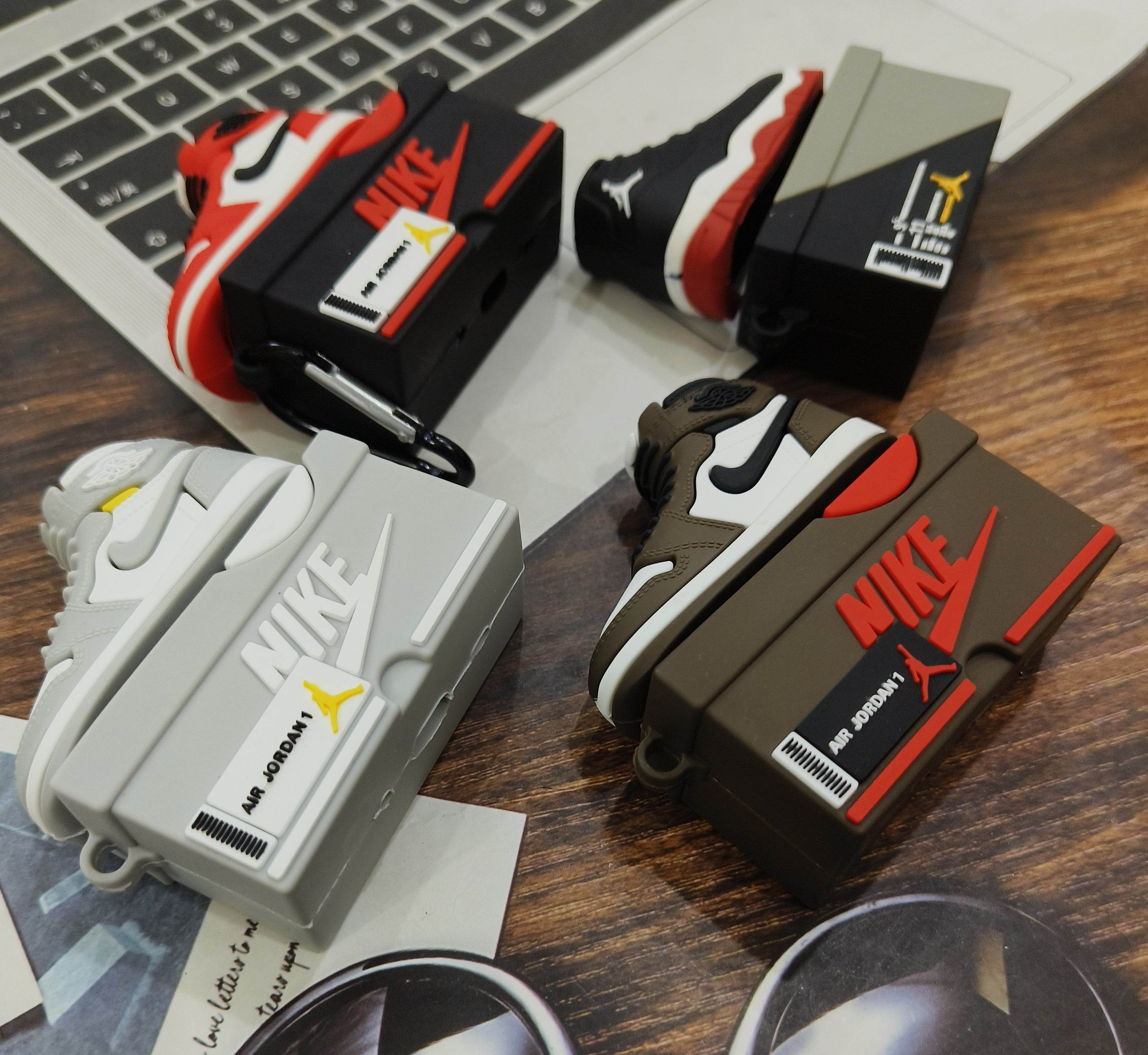 Airpods Pro 2 Sneaker Style Shoe Box Case Cover - Brown - Guleel