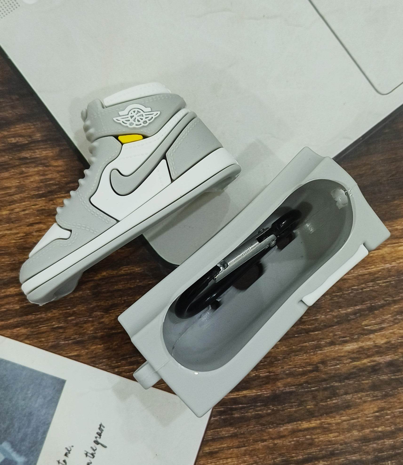 Airpods Pro Sneaker Style Shoe Box Case Cover - Light Grey - Guleel