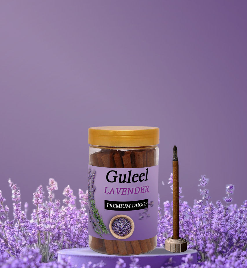 Lavender & Chandan Flavoured Agarbatti Pack of 2 – Pure Floral Incense Sticks For Puja & Meditation