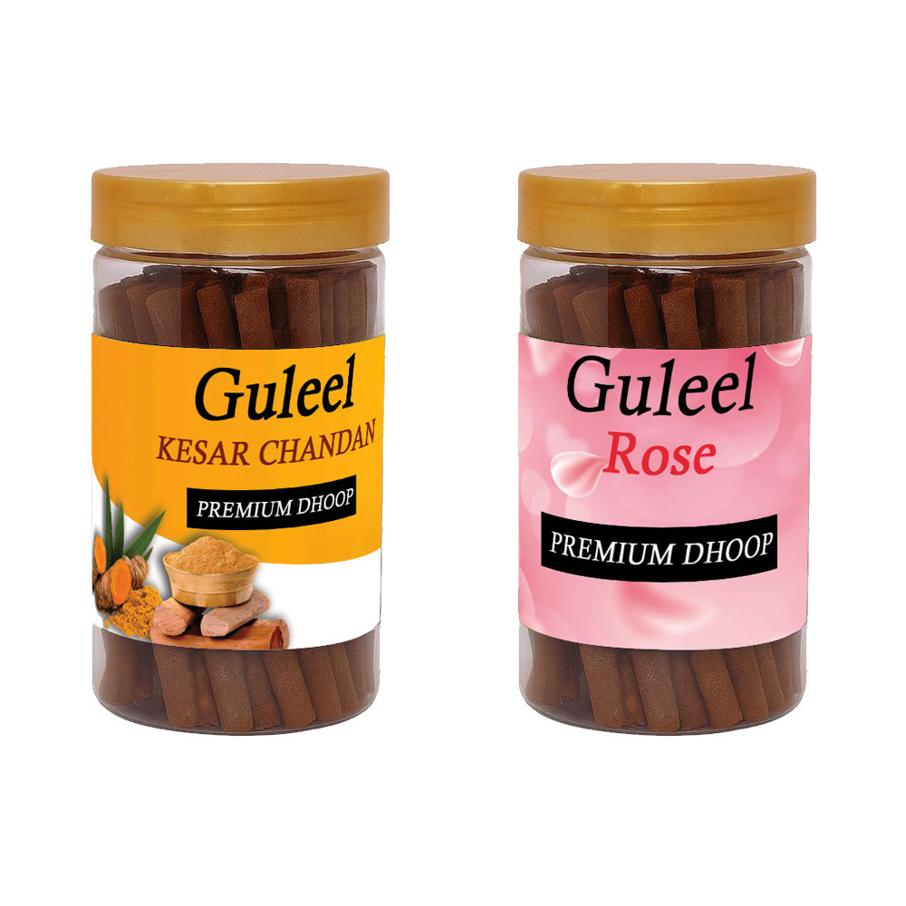 Rose & Chandan Flavoured Agarbatti Pack of 2 – Pure Floral Incense Sticks For Puja & Meditation