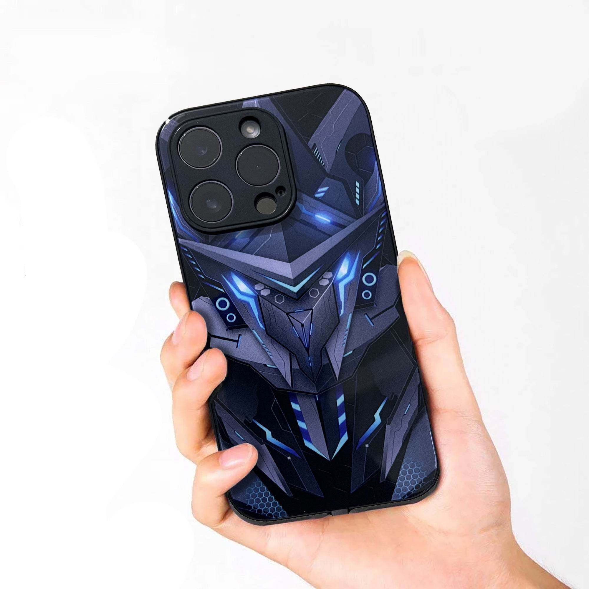 iPhone 14 Pro Max Premium Led Light Shockproof Case - Dragon - Guleel