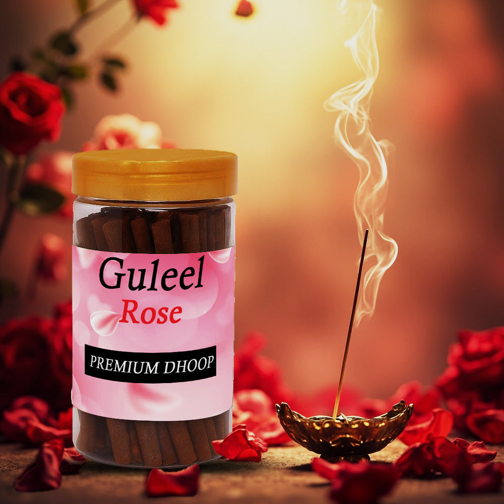 Rose Agarbatti Pack of 1 – Pure Floral Incense Sticks for Puja & Meditation