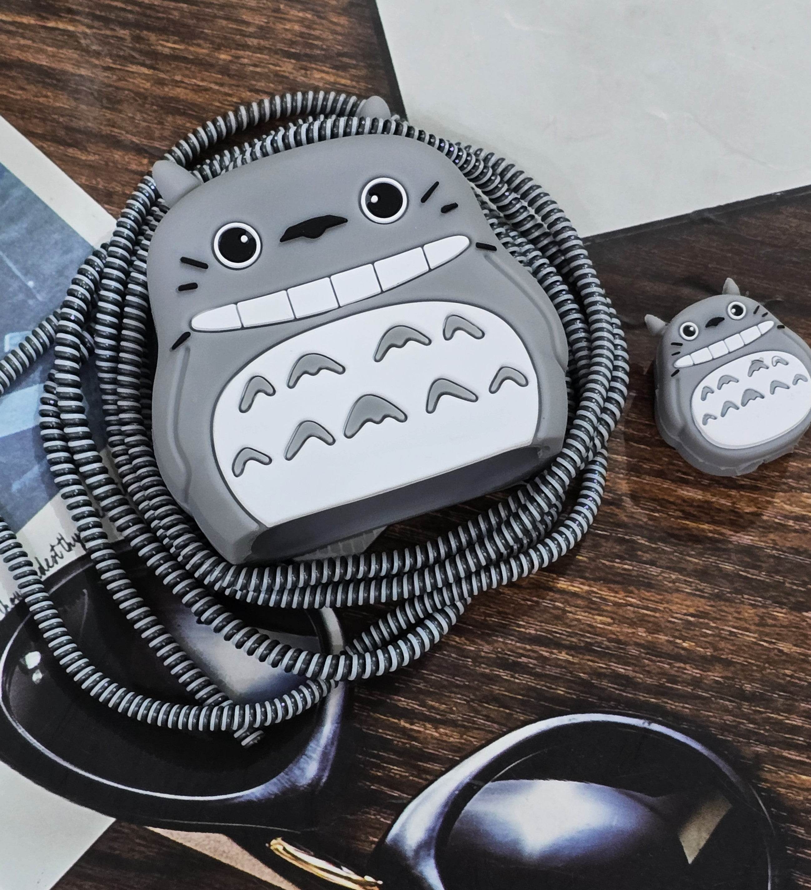 Samsung Cartoon Charger Case Cover for 25W Chargers - Grey (With Wire Cover) - Guleel