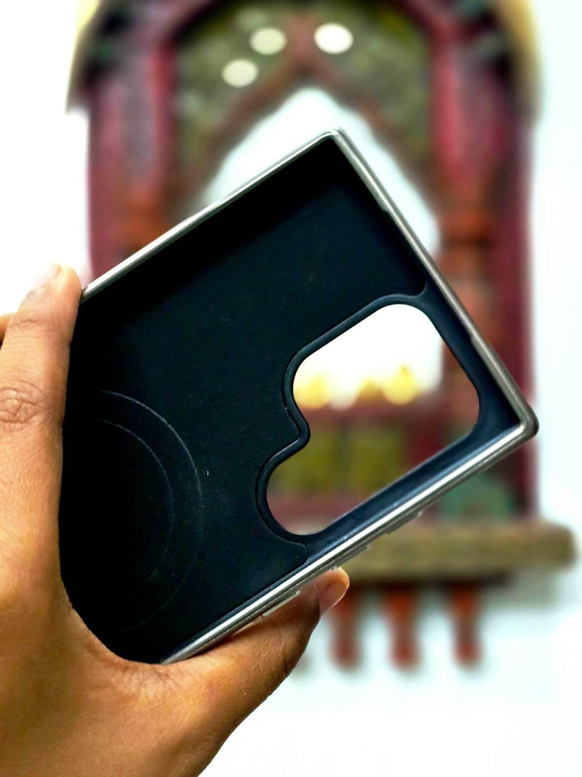 Premium Leather Finish Magsafe Case - Brown - Guleel