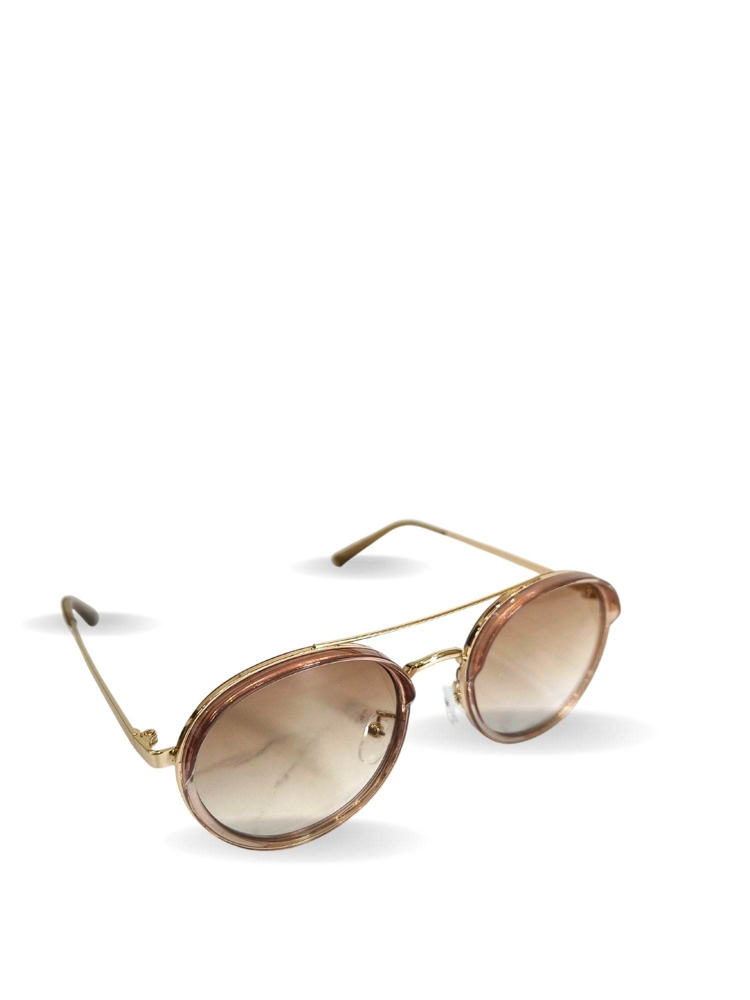 EYEWEAR Unisex Adult Stylish Sunglasses - Gold Frame - Guleel