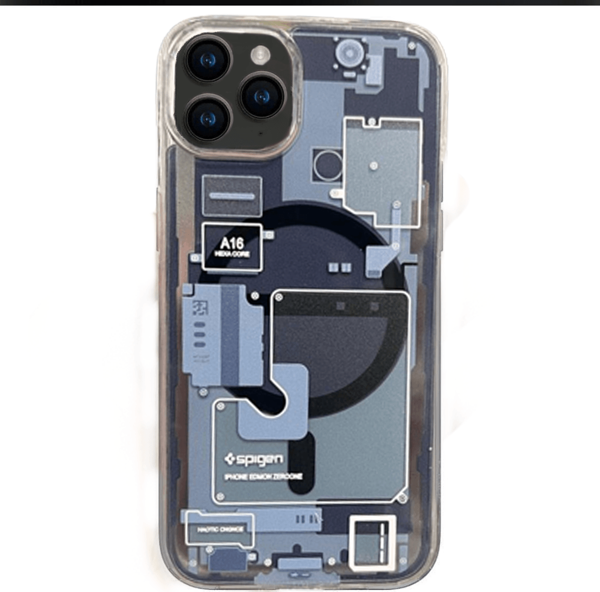 iPhone 14 Pro Max Premium Magsafe Compatible Shockproof Case Cover - White - Guleel