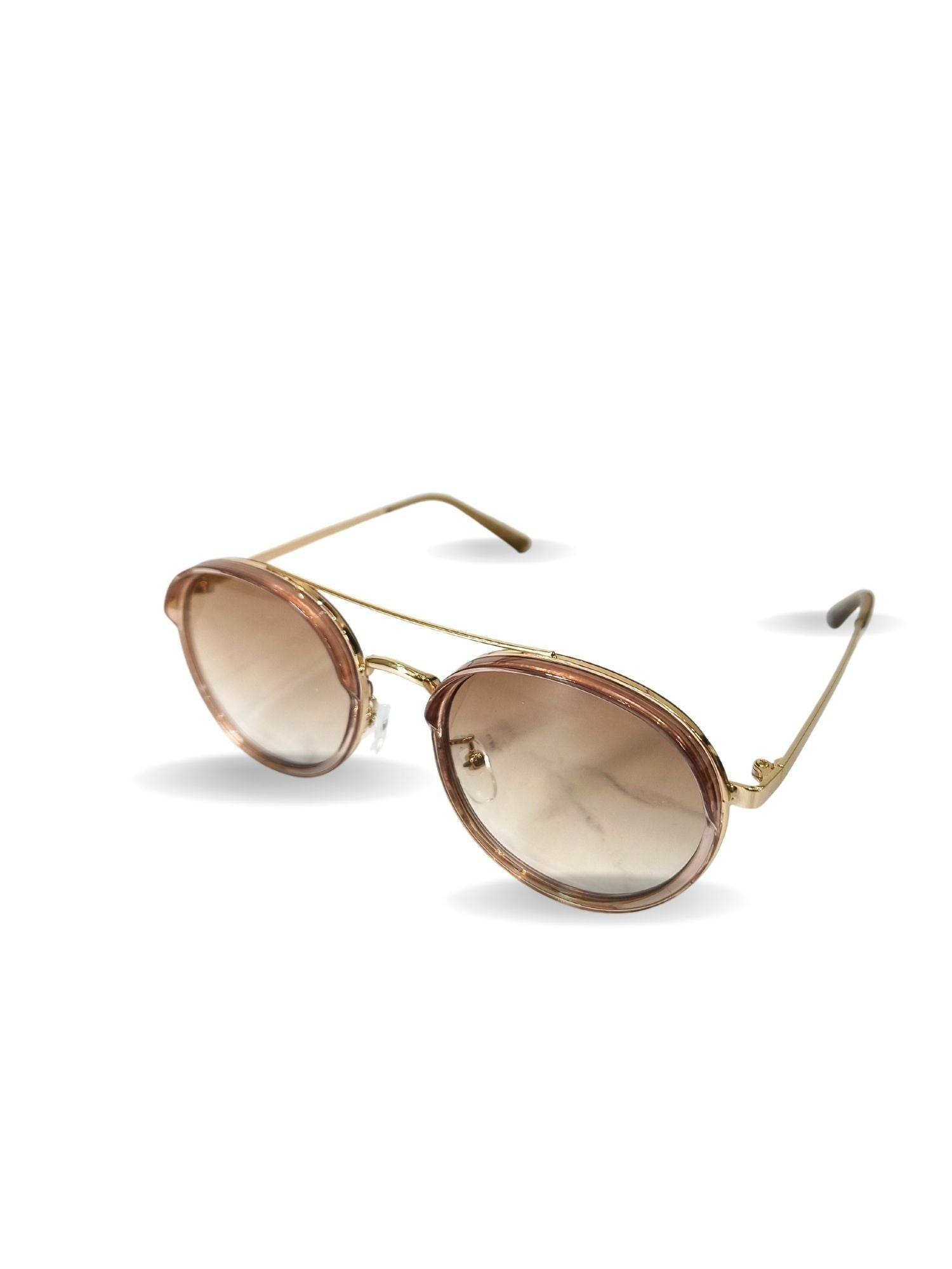 EYEWEAR Unisex Adult Stylish Sunglasses - Gold Frame - Guleel