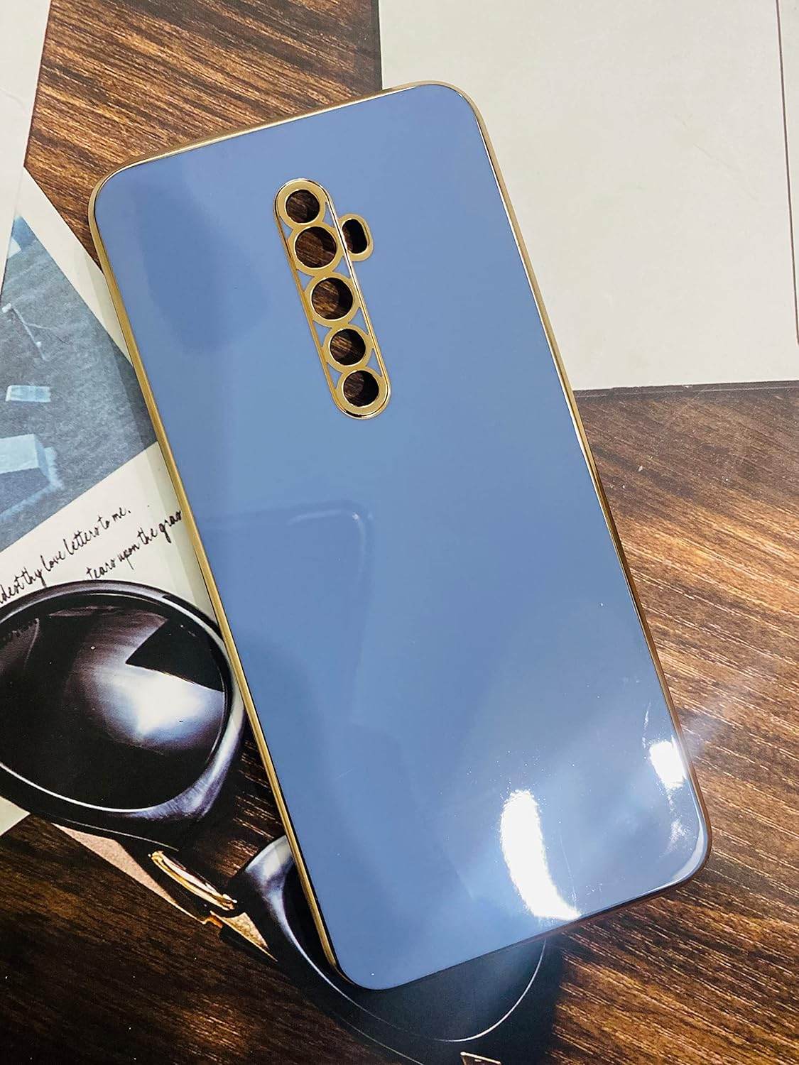 Premium Silicon Case Cover - Blue - Guleel