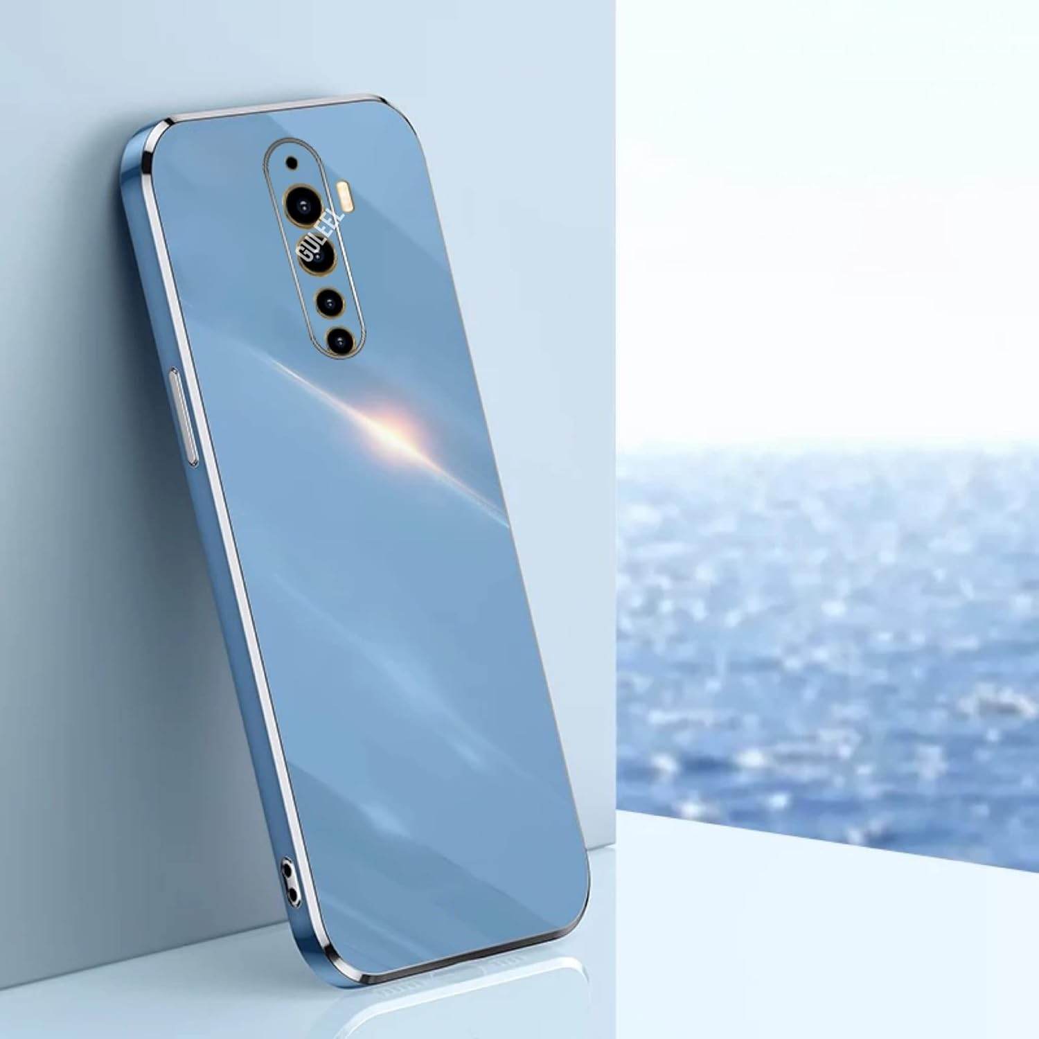 Premium Silicon Case Cover - Blue - Guleel
