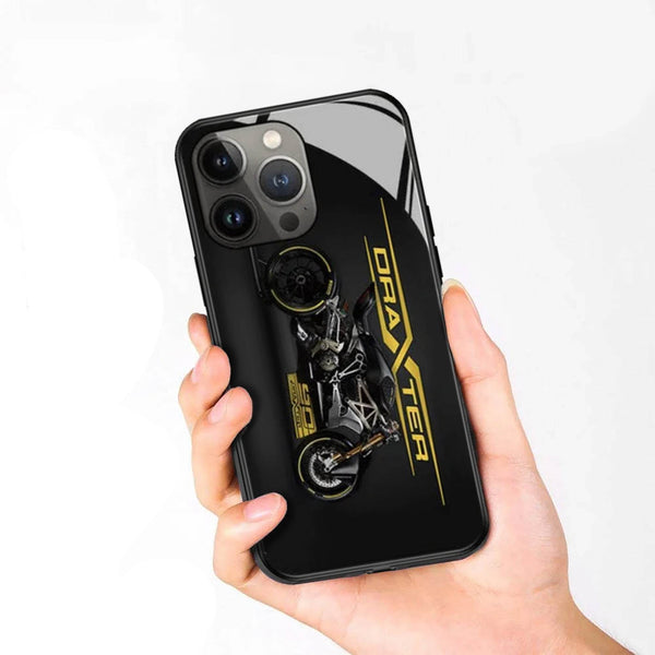 Iphone 14 Pro Max Premium Led Light Shockproof Case - Bike Design - Guleel