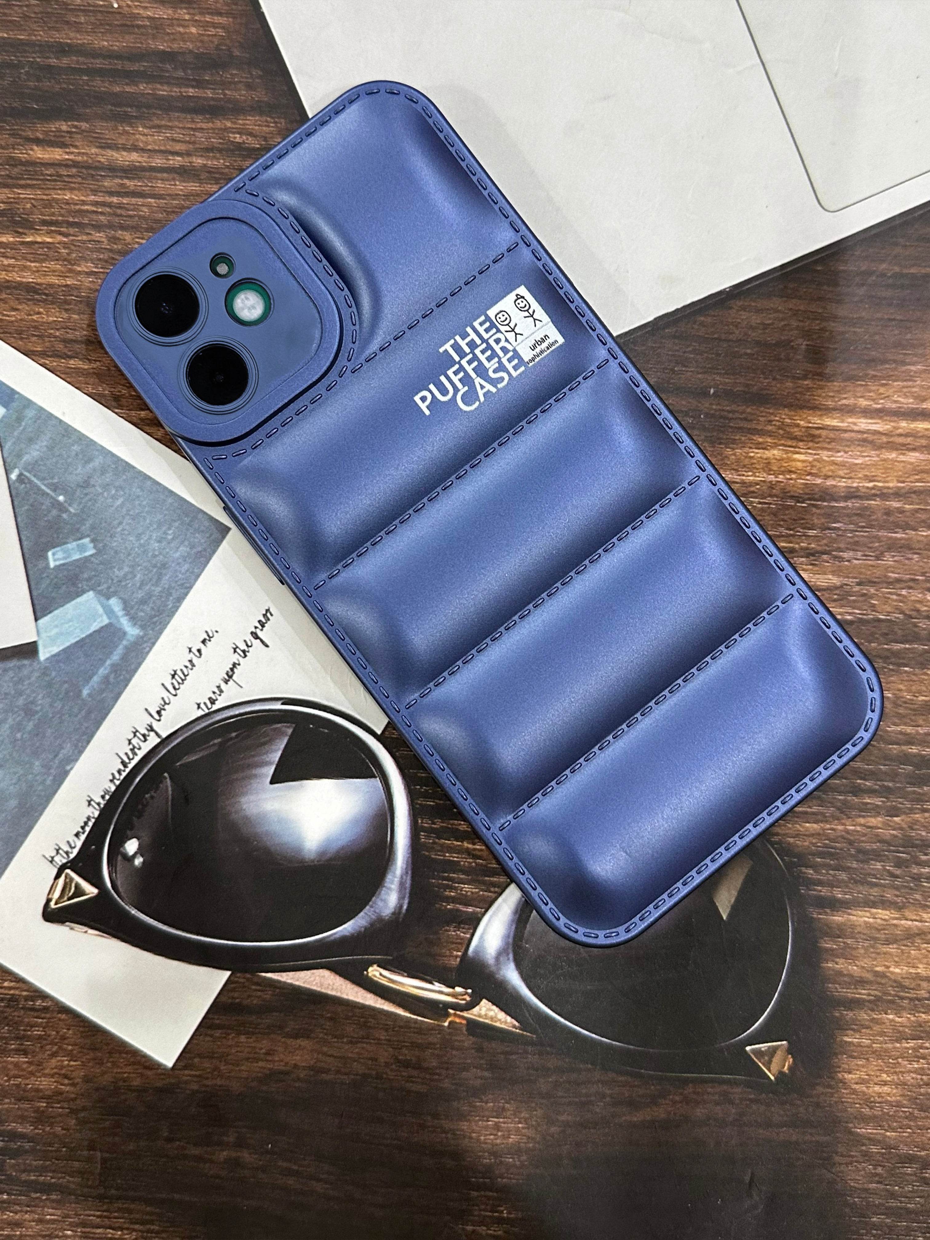 iPhone 11 Premium Cushion Silicone Classy Finish Case Cover - Blue - Guleel