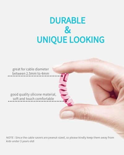Spiral Charger Spiral Charger Cable Protectors - Multicolor