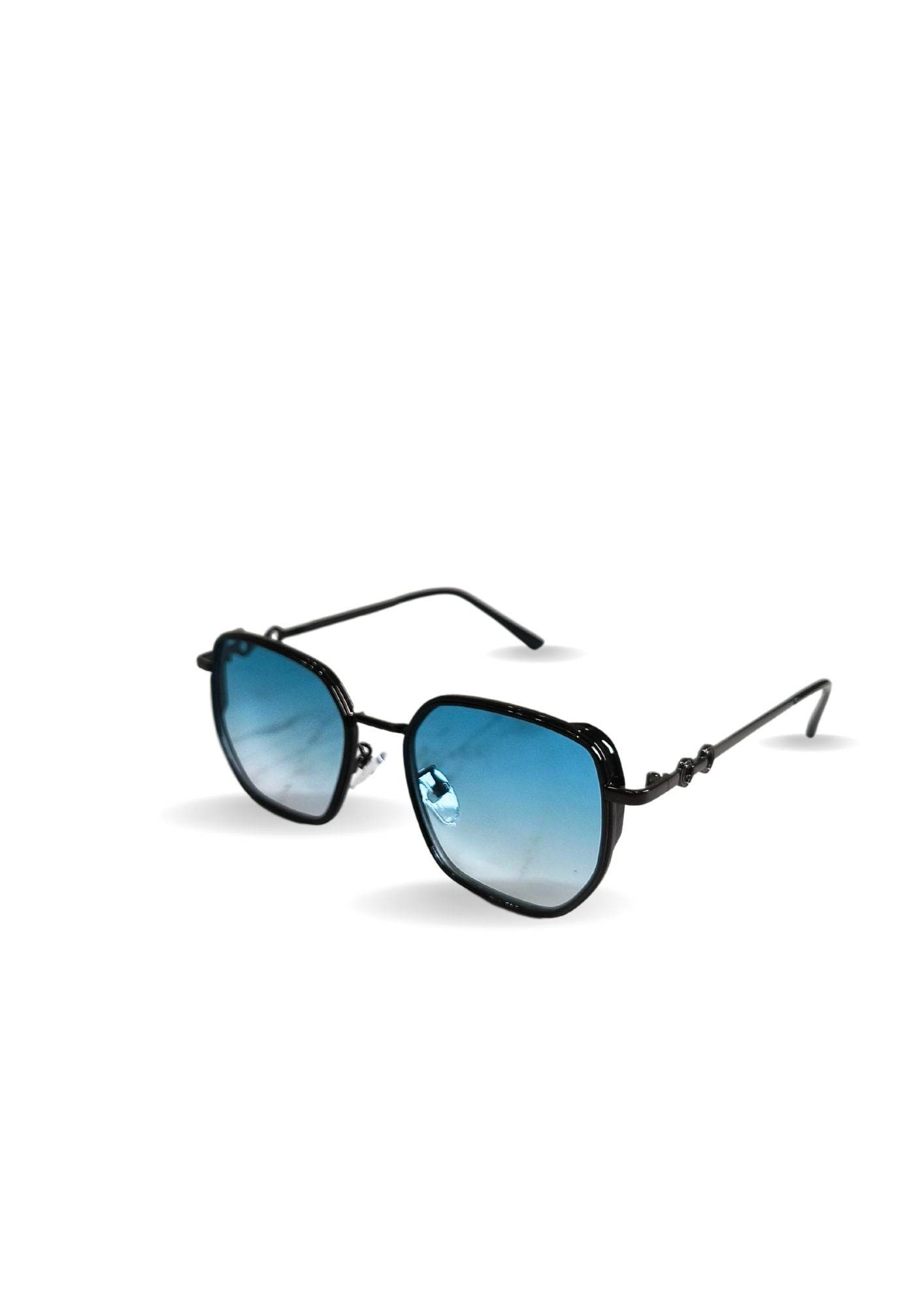EYEWEAR Unisex Adult Stylish Sleek Look Sunglasses - Blue Gradient - Guleel