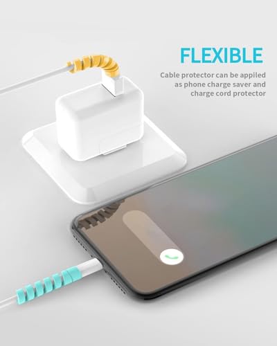 Spiral Charger Spiral Charger Cable Protectors - Multicolor