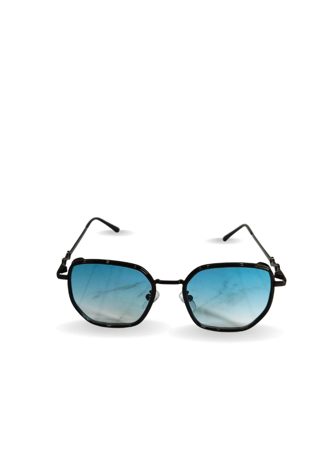 EYEWEAR Unisex Adult Stylish Sleek Look Sunglasses - Blue Gradient - Guleel