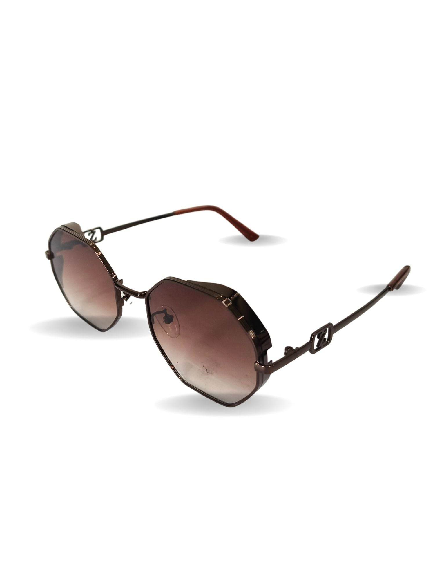 EYEWEAR Unisex Adult Stylish Sunglasses - Brown Gradient - Guleel