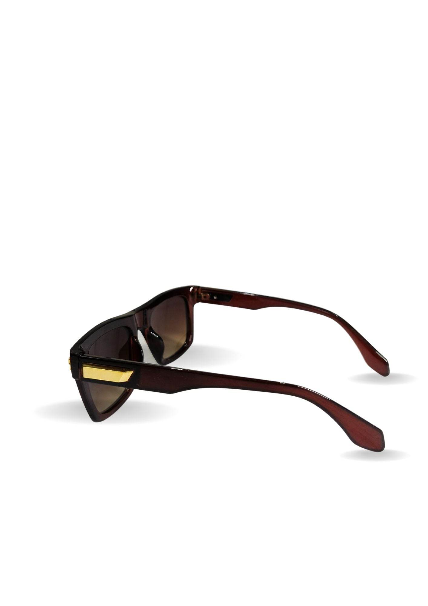 EYEWEAR Unisex Adult Stylish Bold Frame Sunglasses - Black - Guleel